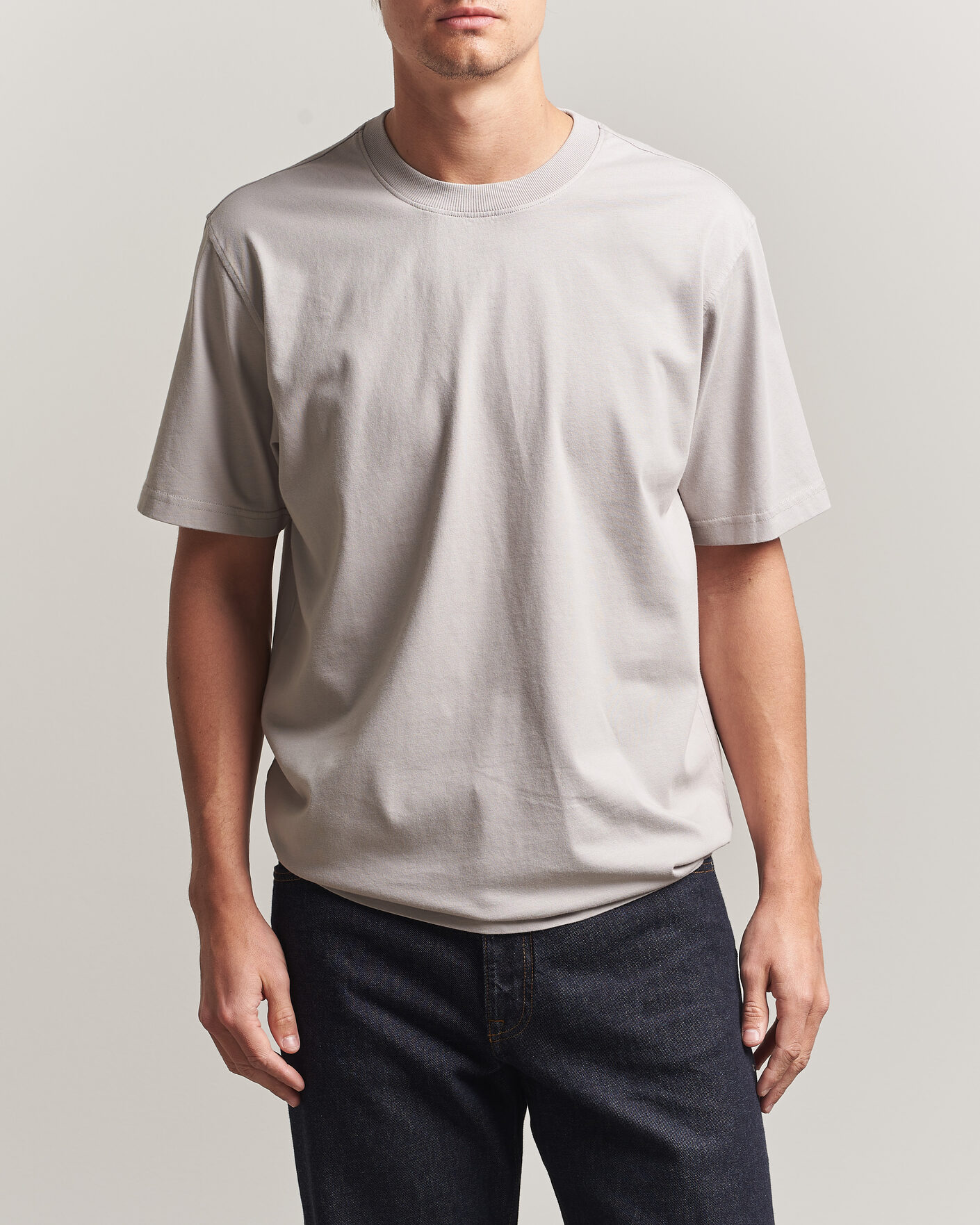 Mies | T-paidat | NN07 | Adam Crew Neck T-Shirt Moon Dust