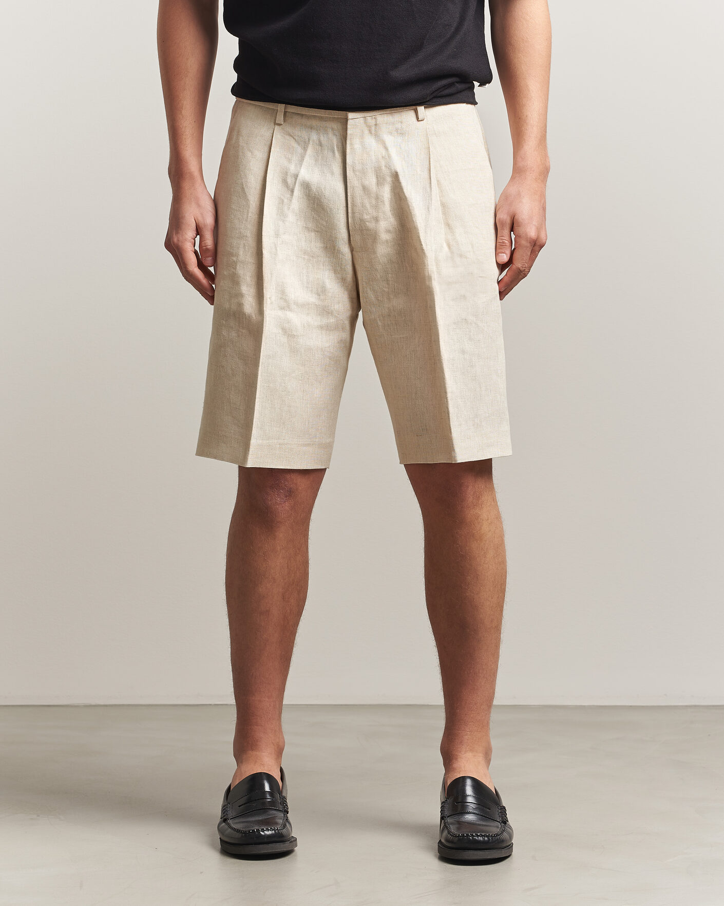 Mies | Shortsit | NN07 | Kay Relaxed Fit Linen Drawstring Shorts Oat