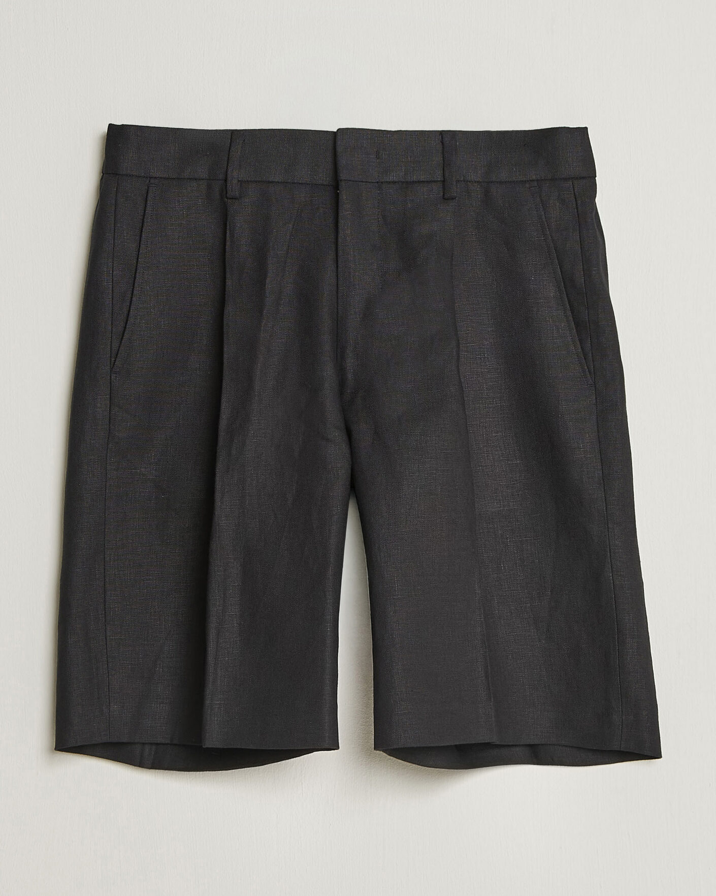 Mies | Shortsit | NN07 | Kay Relaxed Fit Linen Drawstring Shorts Black