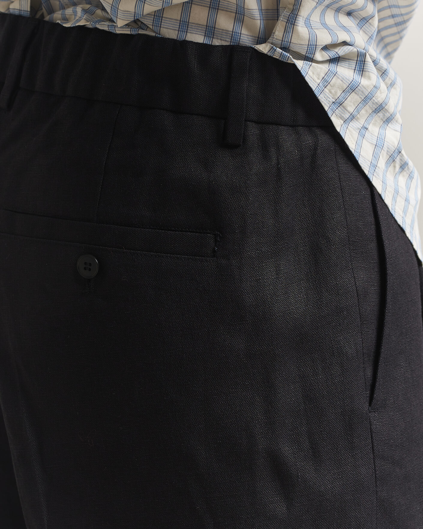 Mies | Shortsit | NN07 | Kay Relaxed Fit Linen Drawstring Shorts Black