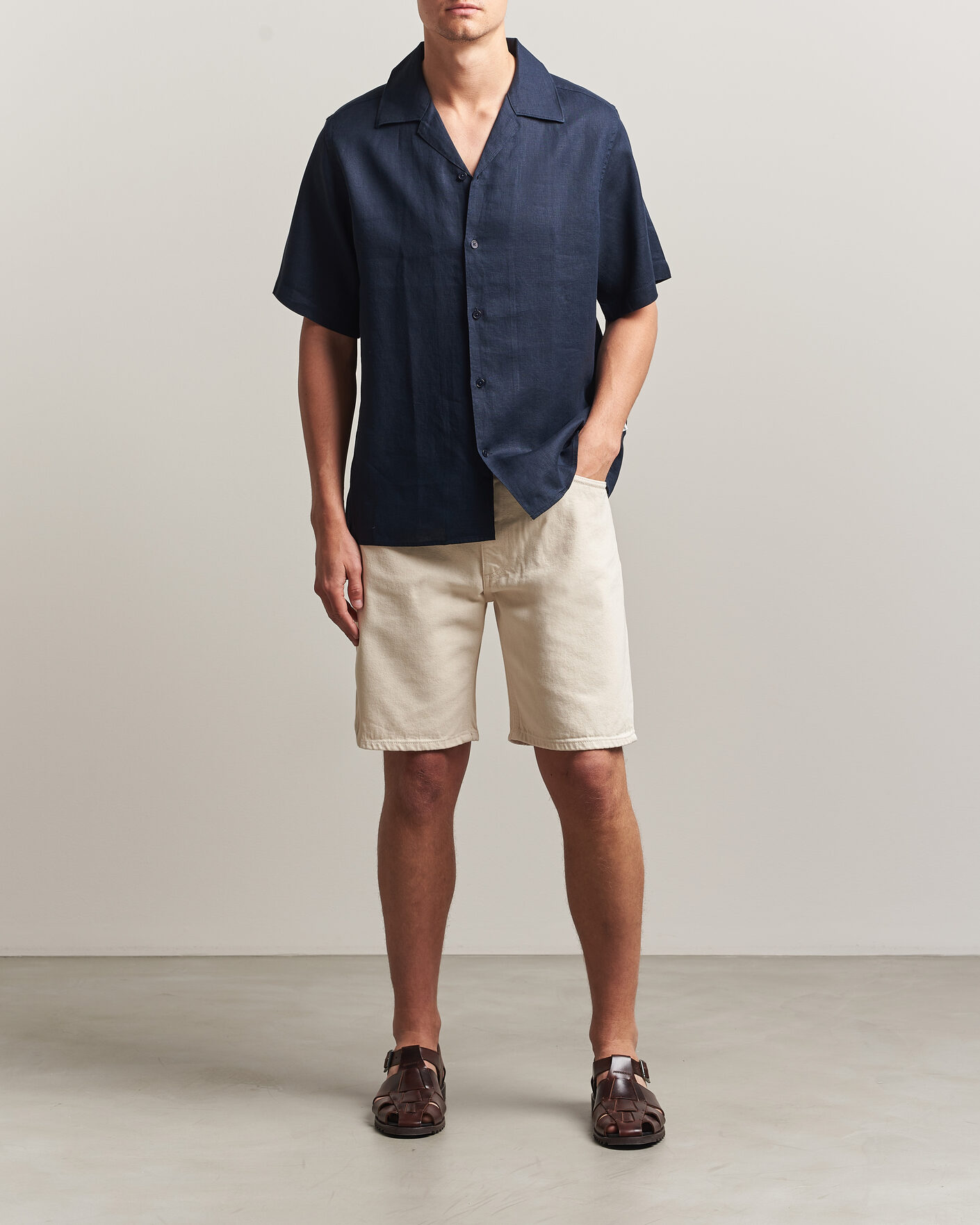 Mies | Shortsit | NN07 | Otis Denim Shorts Ecru