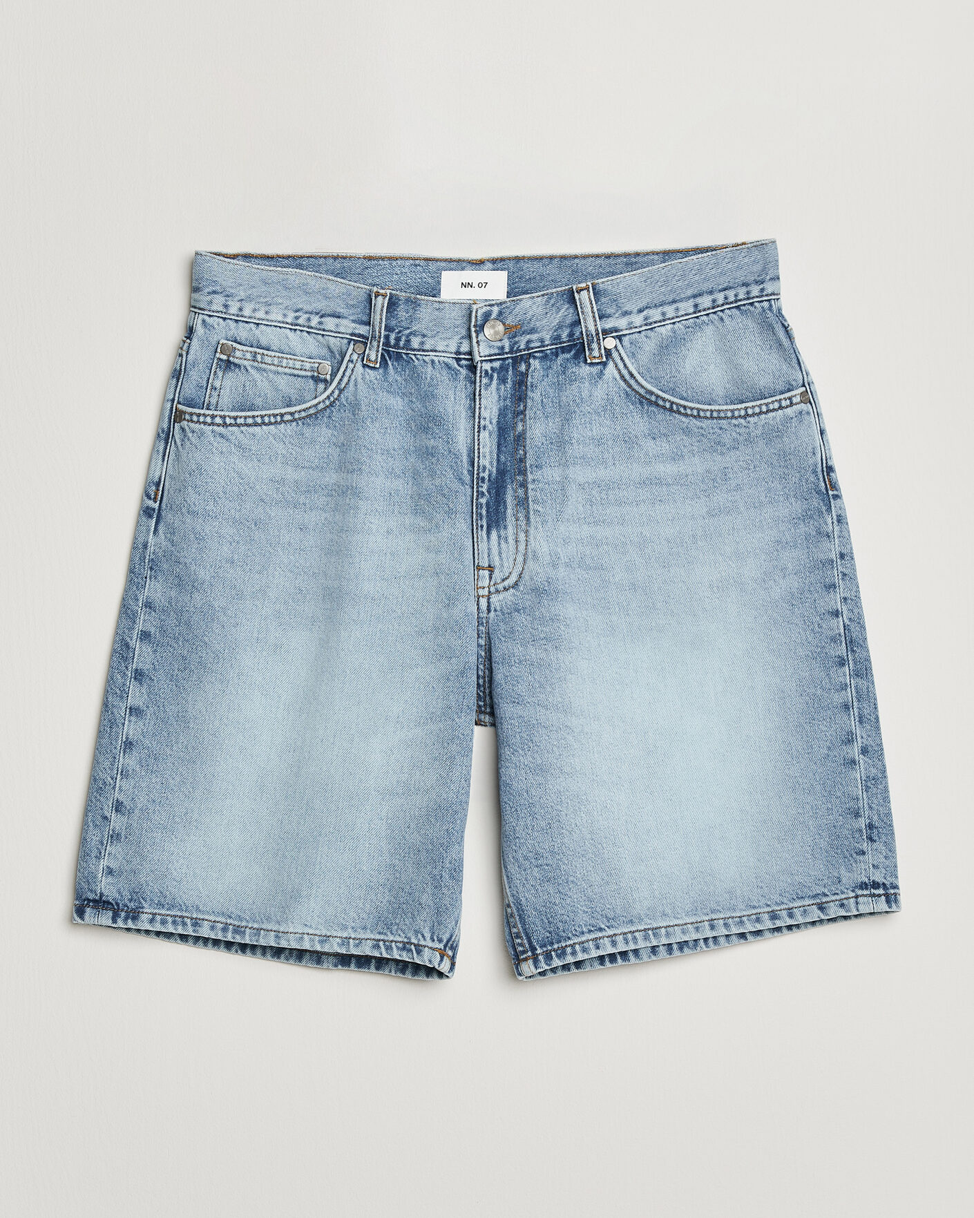 Mies | Shortsit | NN07 | Otis Denim Shorts Light Blue Washed