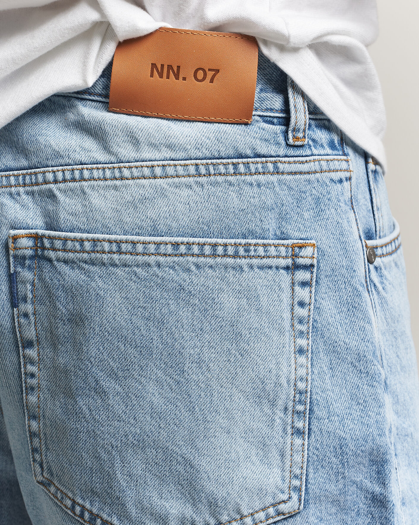 Mies | Shortsit | NN07 | Otis Denim Shorts Light Blue Washed