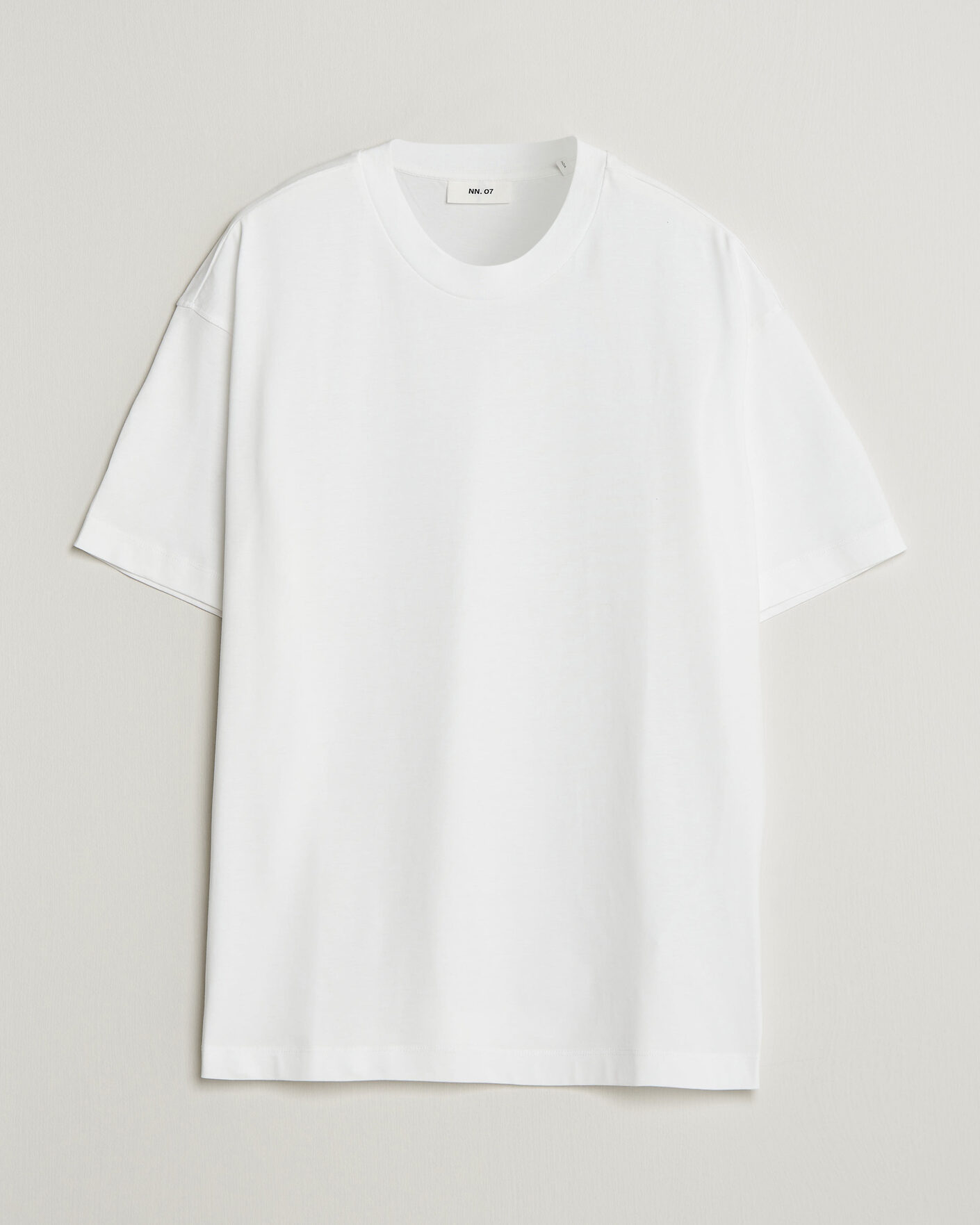Mies | T-paidat | NN07 | Lionel Suvin Cotton Crew Neck T-Shirt White