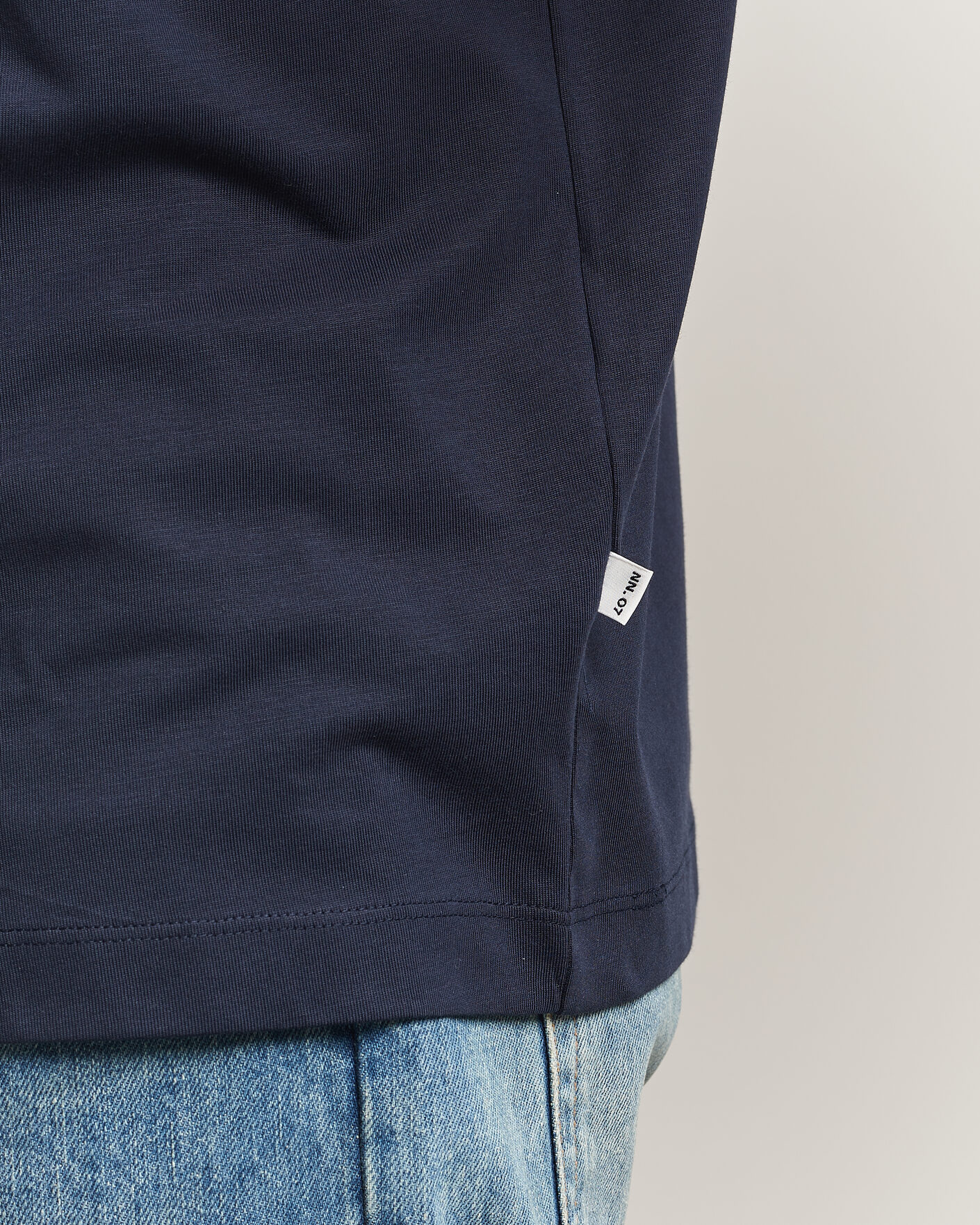Mies | T-paidat | NN07 | Lionel Suvin Cotton Crew Neck T-Shirt Navy Blue