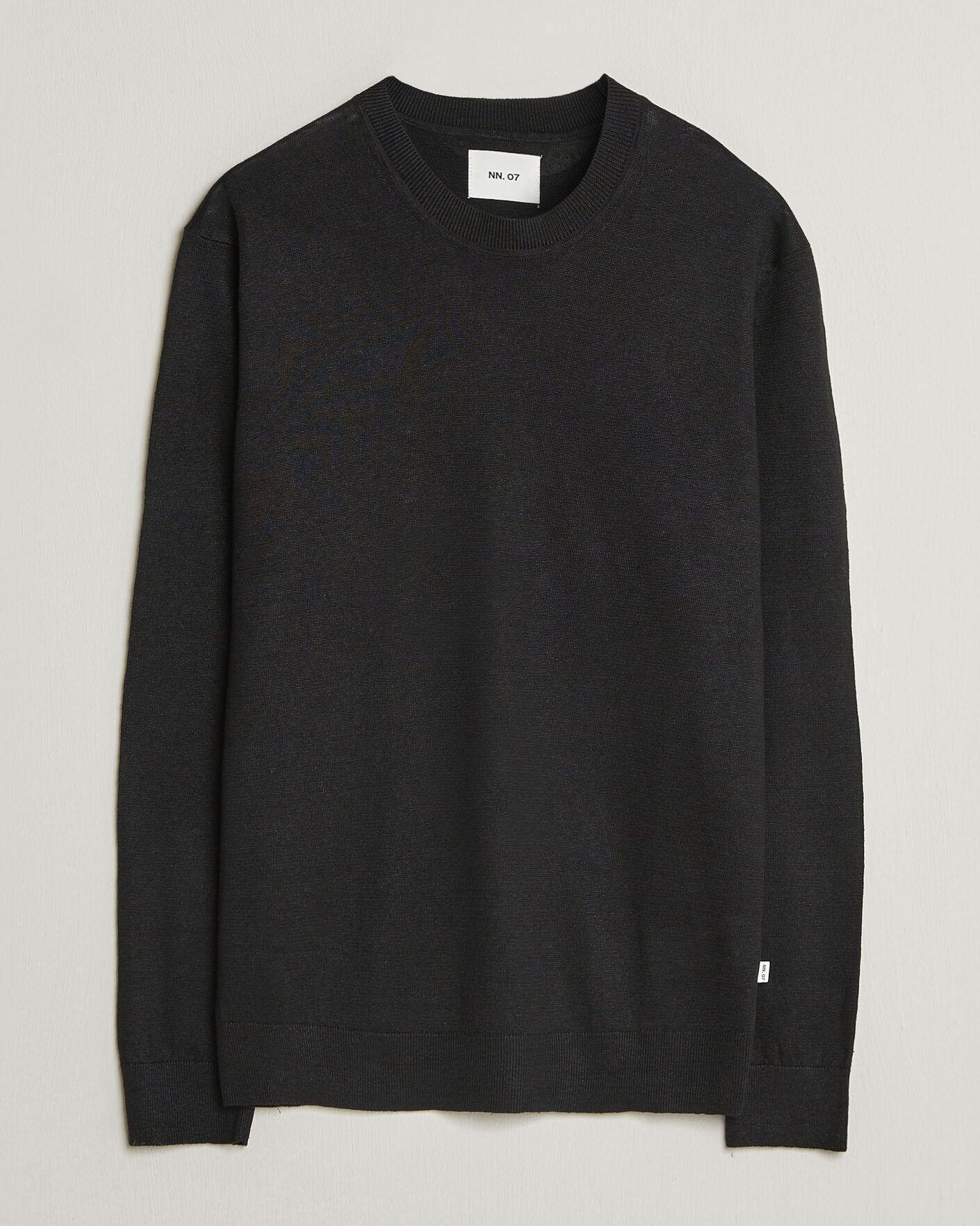 Mies | Puserot | NN07 | Ted Linen Knitted Sweater Black