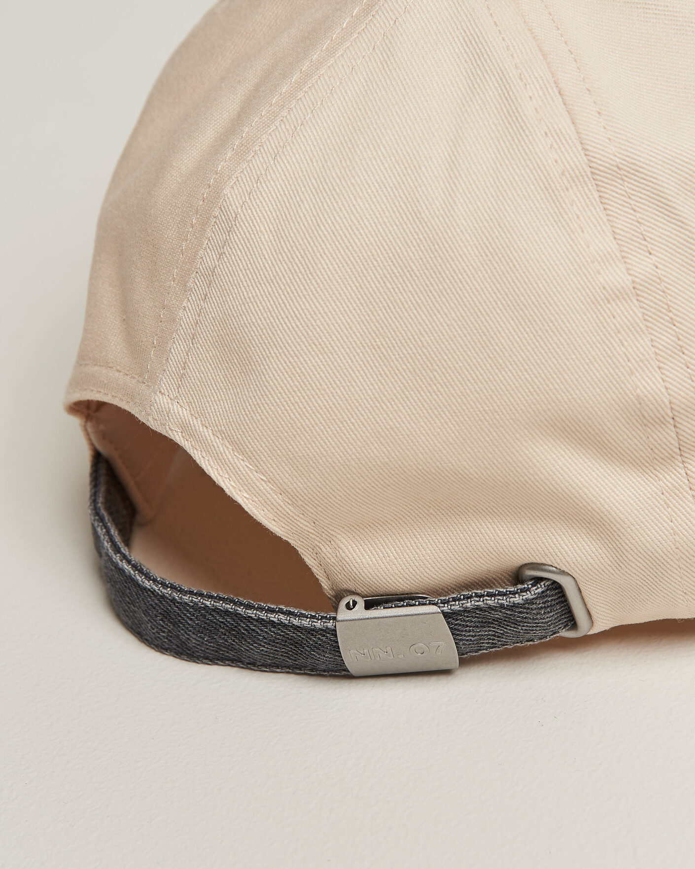 Mies | NN07 Logo Cap Grey Denim | NN07 | Logo Cap Grey Denim
