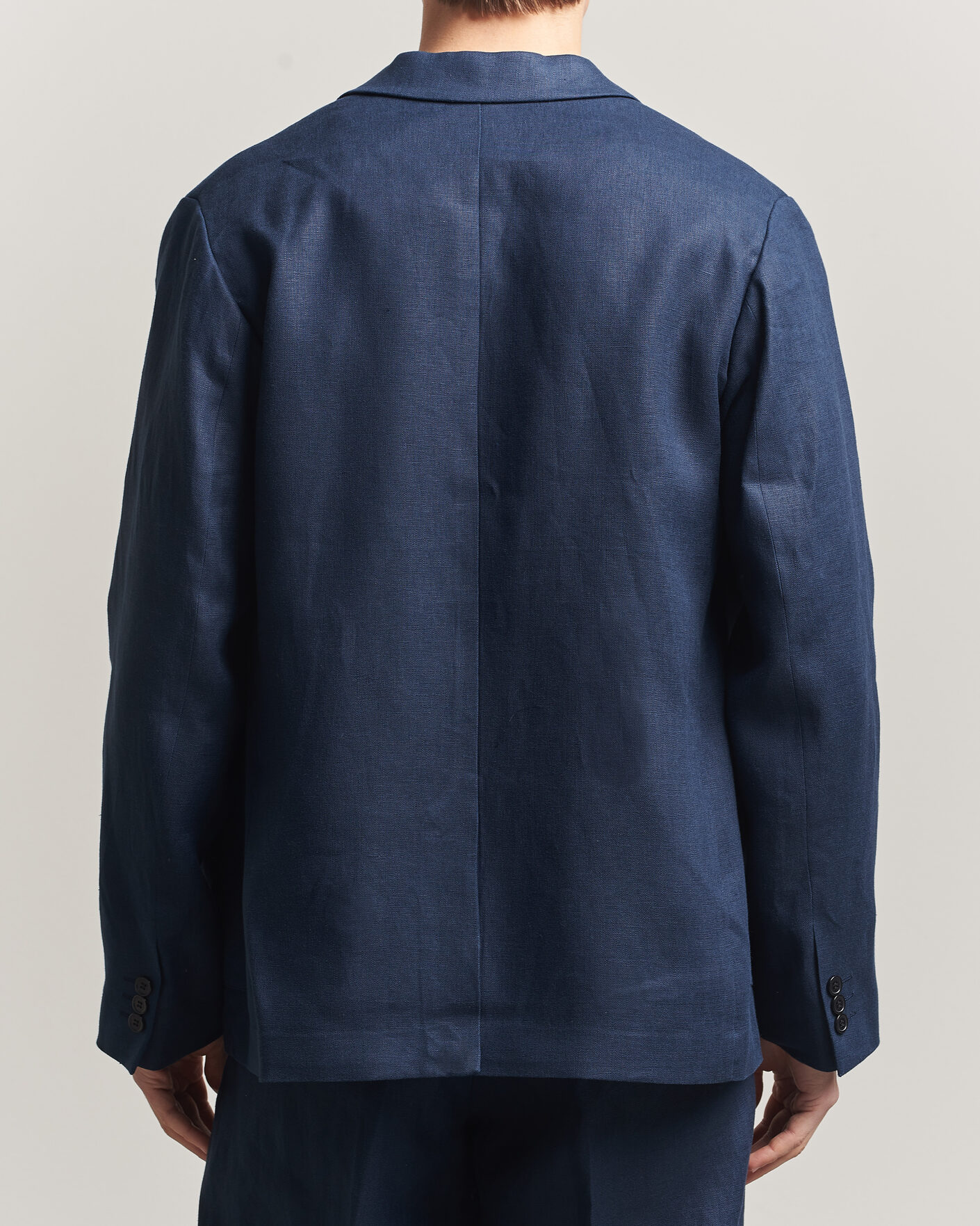 Mies | Pikkutakit | NN07 | Jordin Linen Double Breasted Blazer Navy Blue
