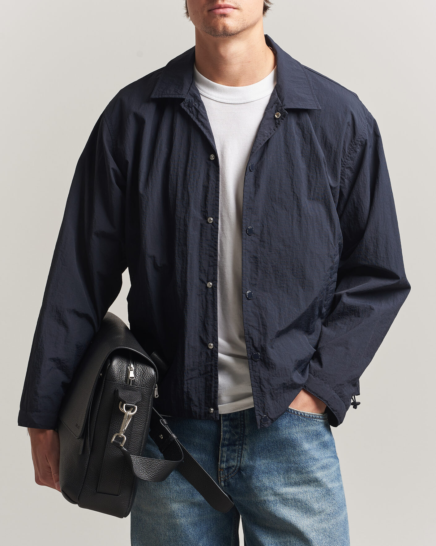 Mies | Takit | NN07 | Frenton Coach Jacket Deep Navy