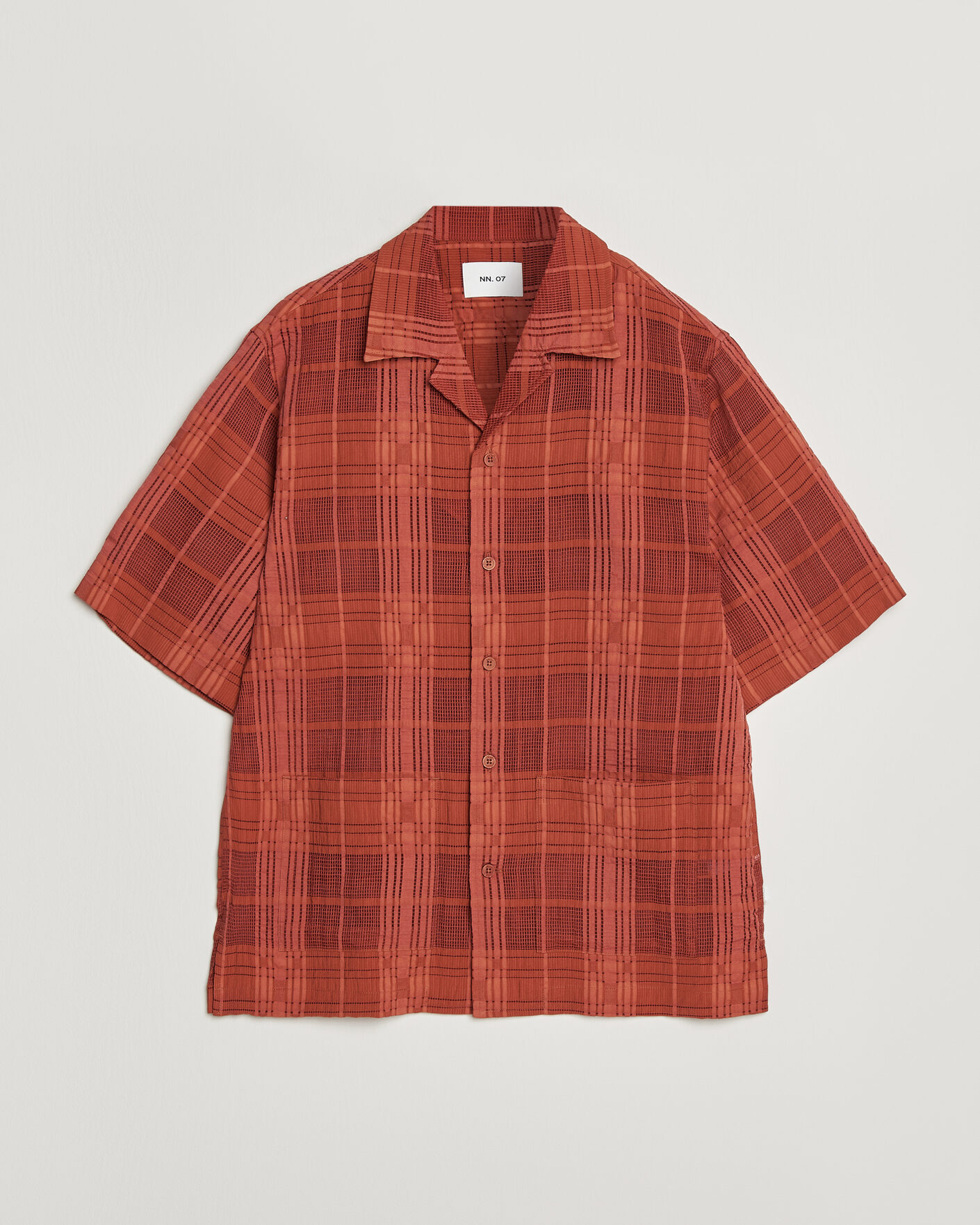 Miehet |  | NN07 | Ben Short Sleeve Shirt Sienna Heat
