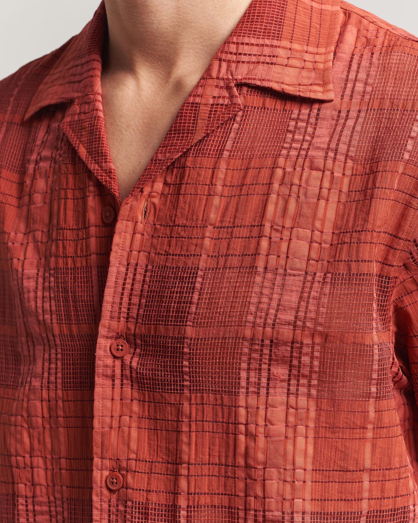 Mies | Kauluspaidat | NN07 | Ben Short Sleeve Shirt Sienna Heat