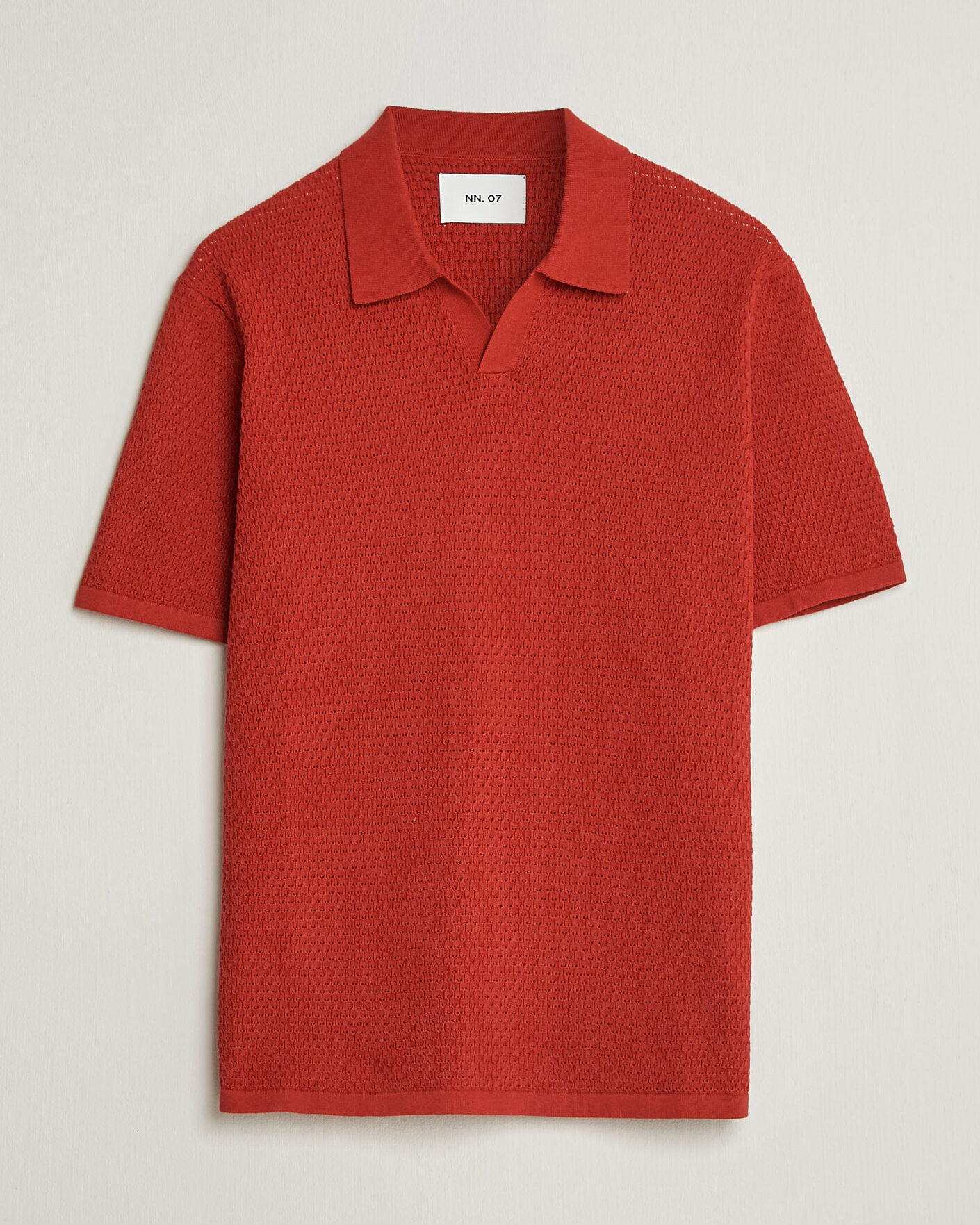 Mies | Pikeet | NN07 | Paul Knitted Polo Sienna Heat