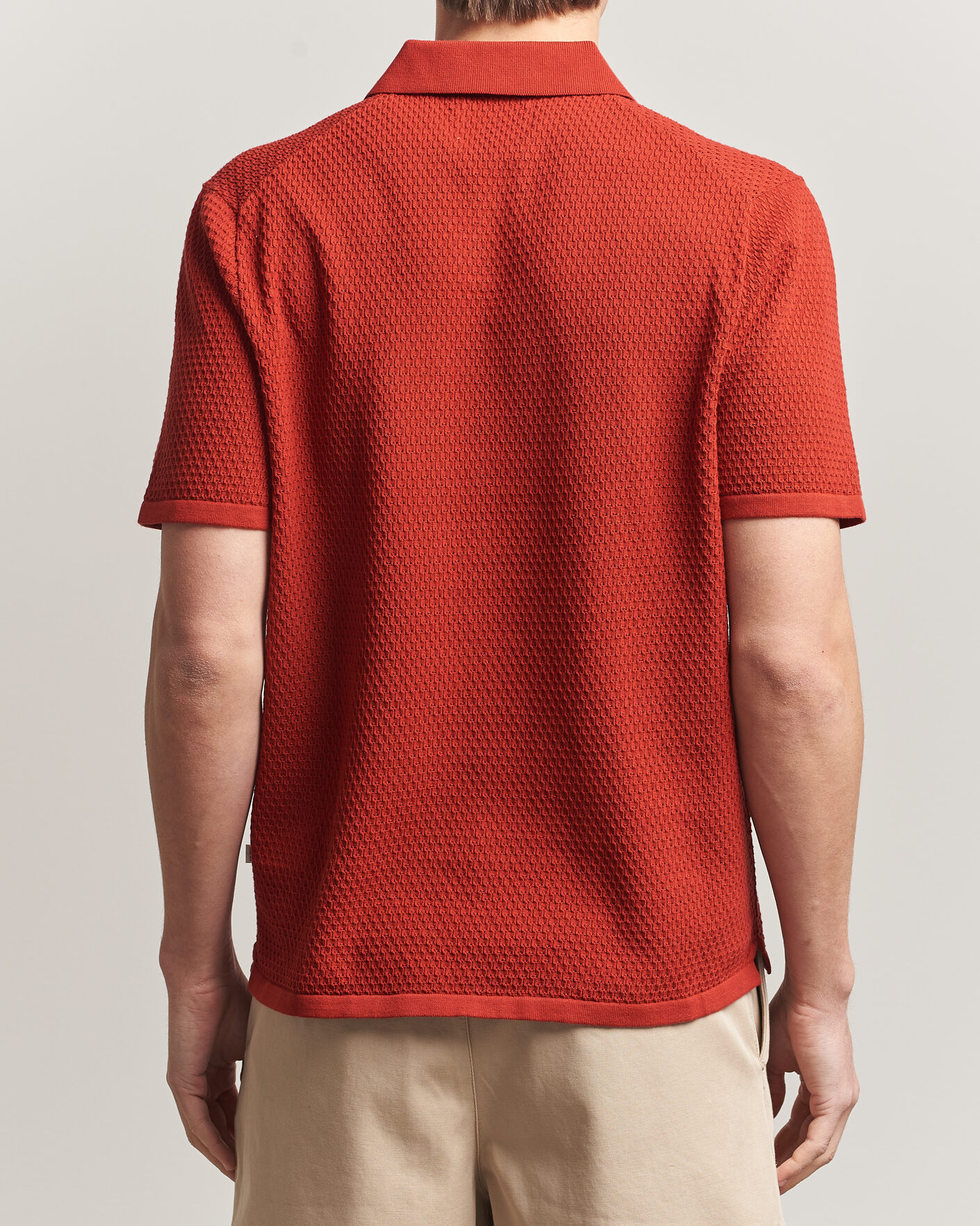 Mies | Pikeet | NN07 | Paul Knitted Polo Sienna Heat