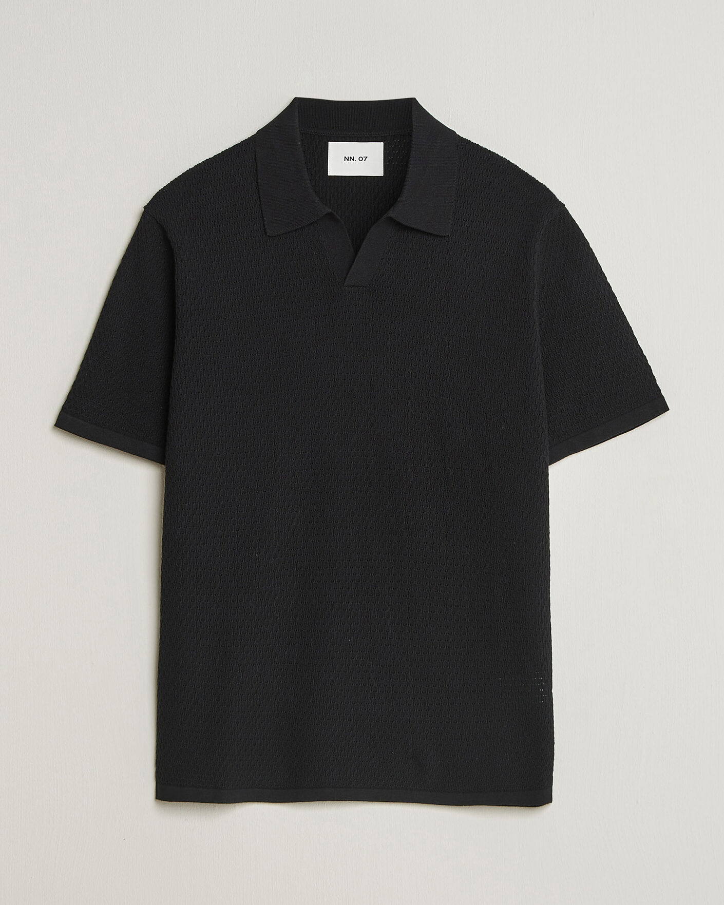 Mies | Pikeet | NN07 | Paul Knitted Polo Black