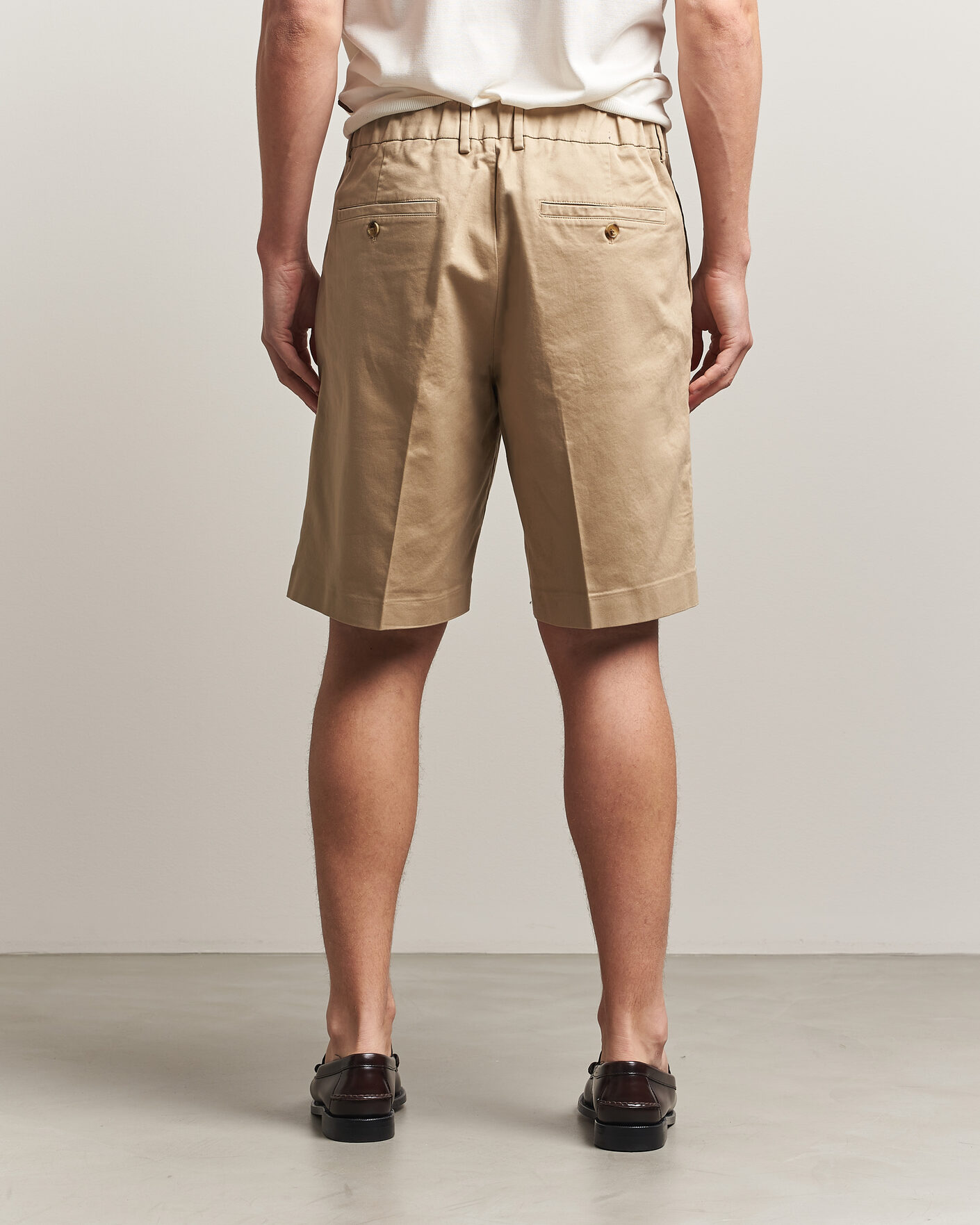 Mies | Shortsit | NN07 | Kay Relaxed Fit Cotton Drawstring Shorts Desert Khaki