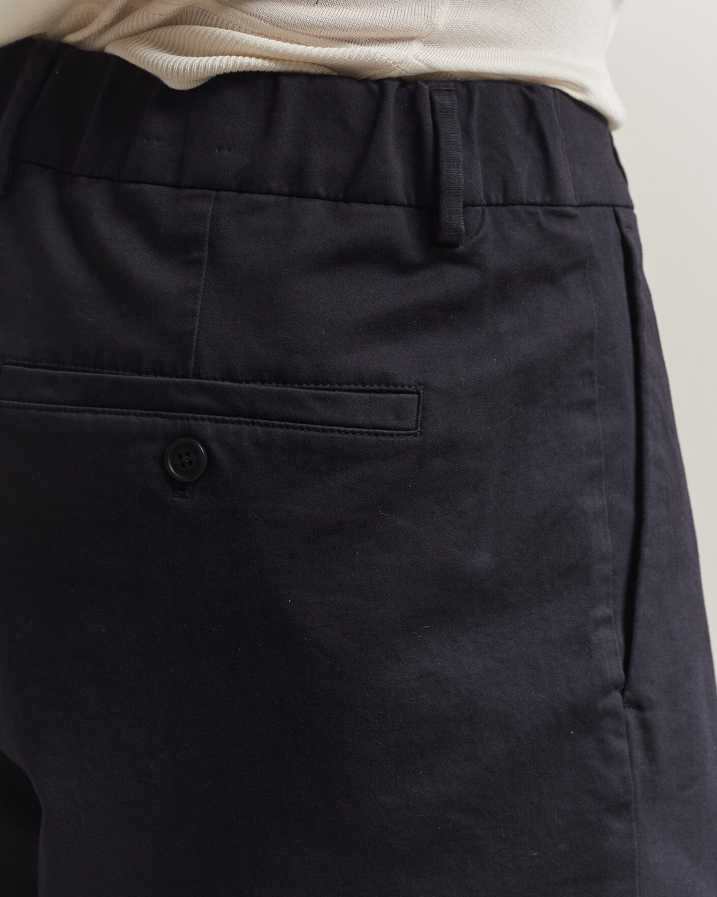 Mies | Shortsit | NN07 | Kay Relaxed Fit Cotton Drawstring Shorts Navy Blue