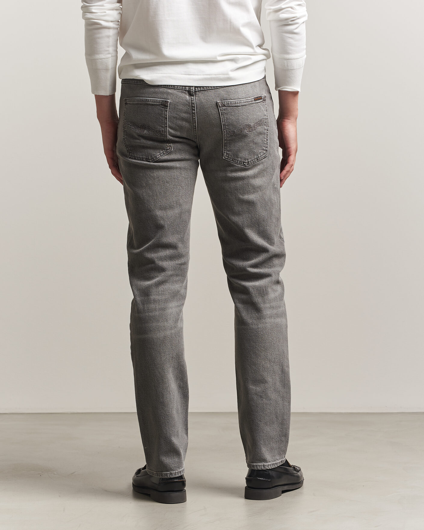 Mies | Farkut | Nudie Jeans | Solid Ollie Jeans Pale Ash
