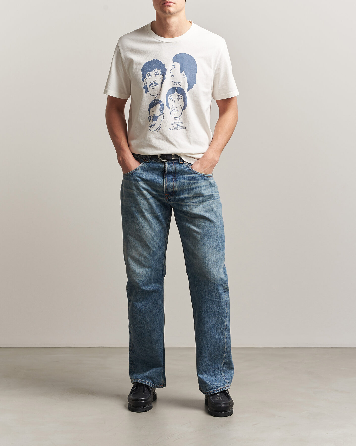 Mies | Housut | Nudie Jeans | Regular Alf Jeans Silver Tracks