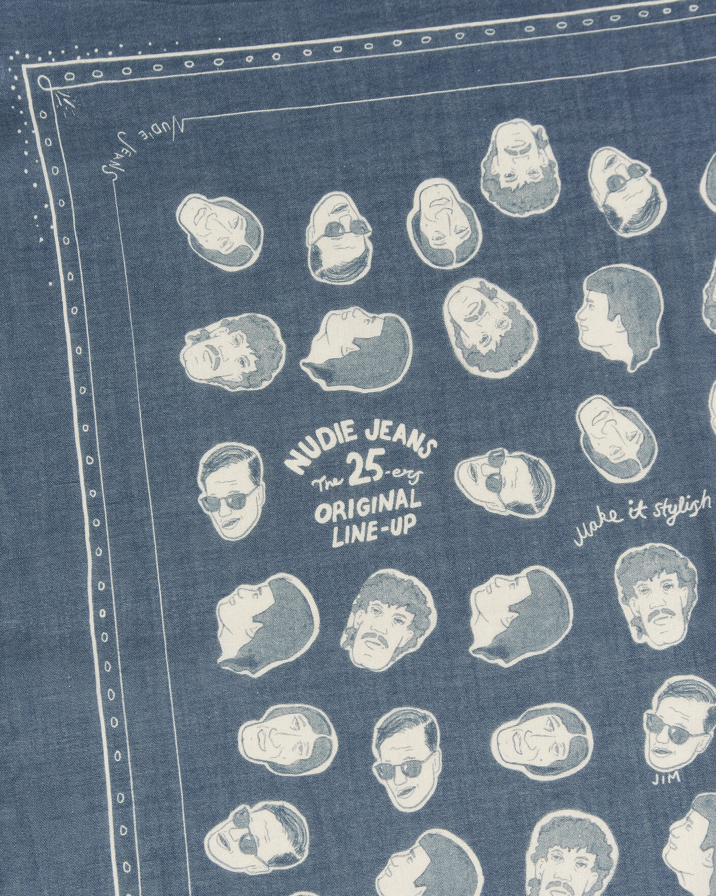 Mies | Huivit | Nudie Jeans | Ingrid OG Line-Up Bandana Blue