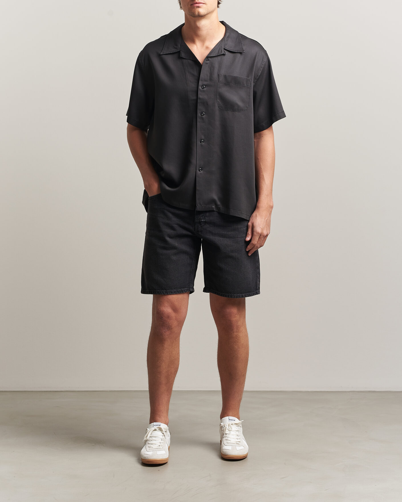 Mies | Shortsit | Nudie Jeans | Seth Denim Shorts Dune Black