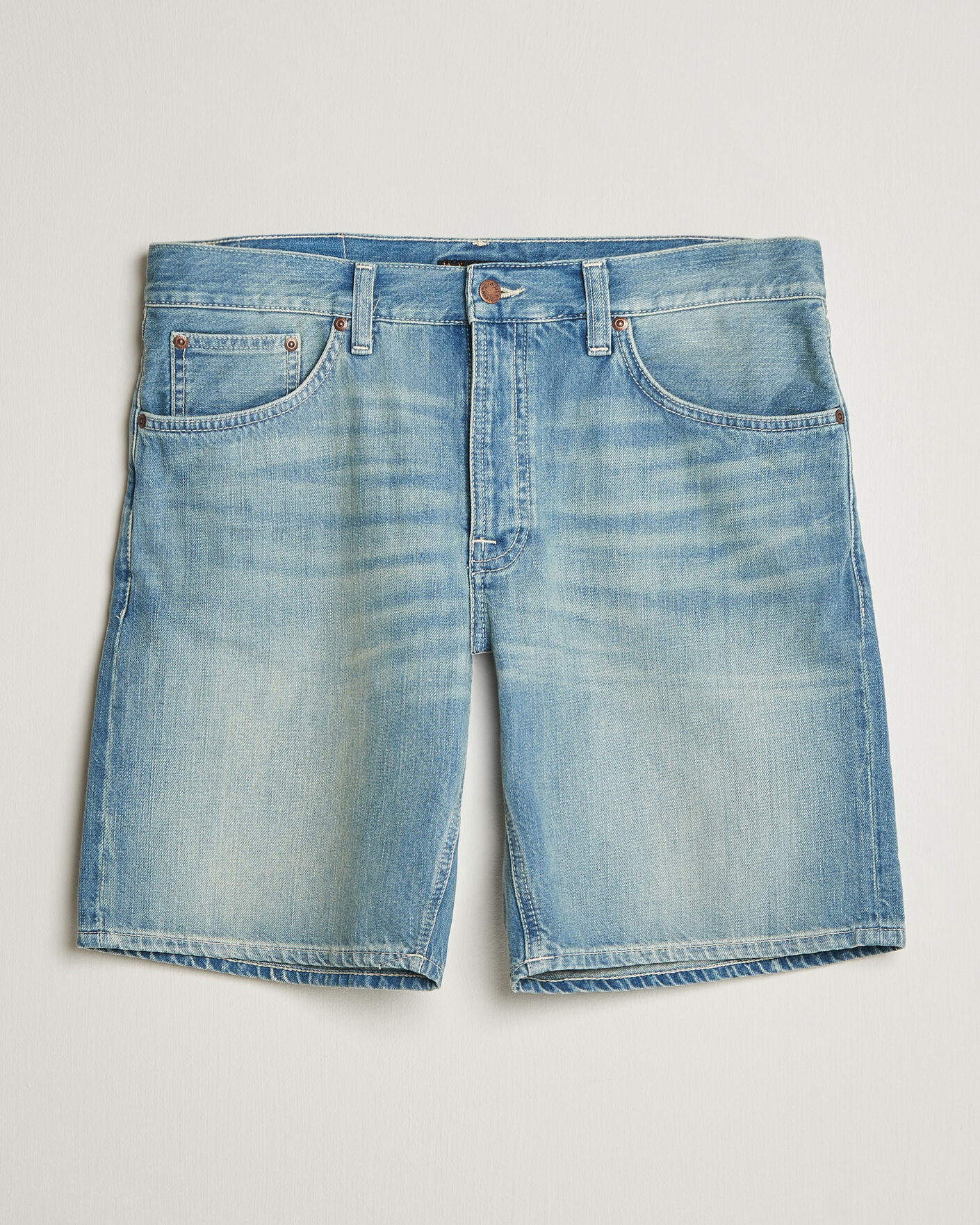 Mies | Shortsit | Nudie Jeans | Seth Denim Shorts Drift Wood Light Blue
