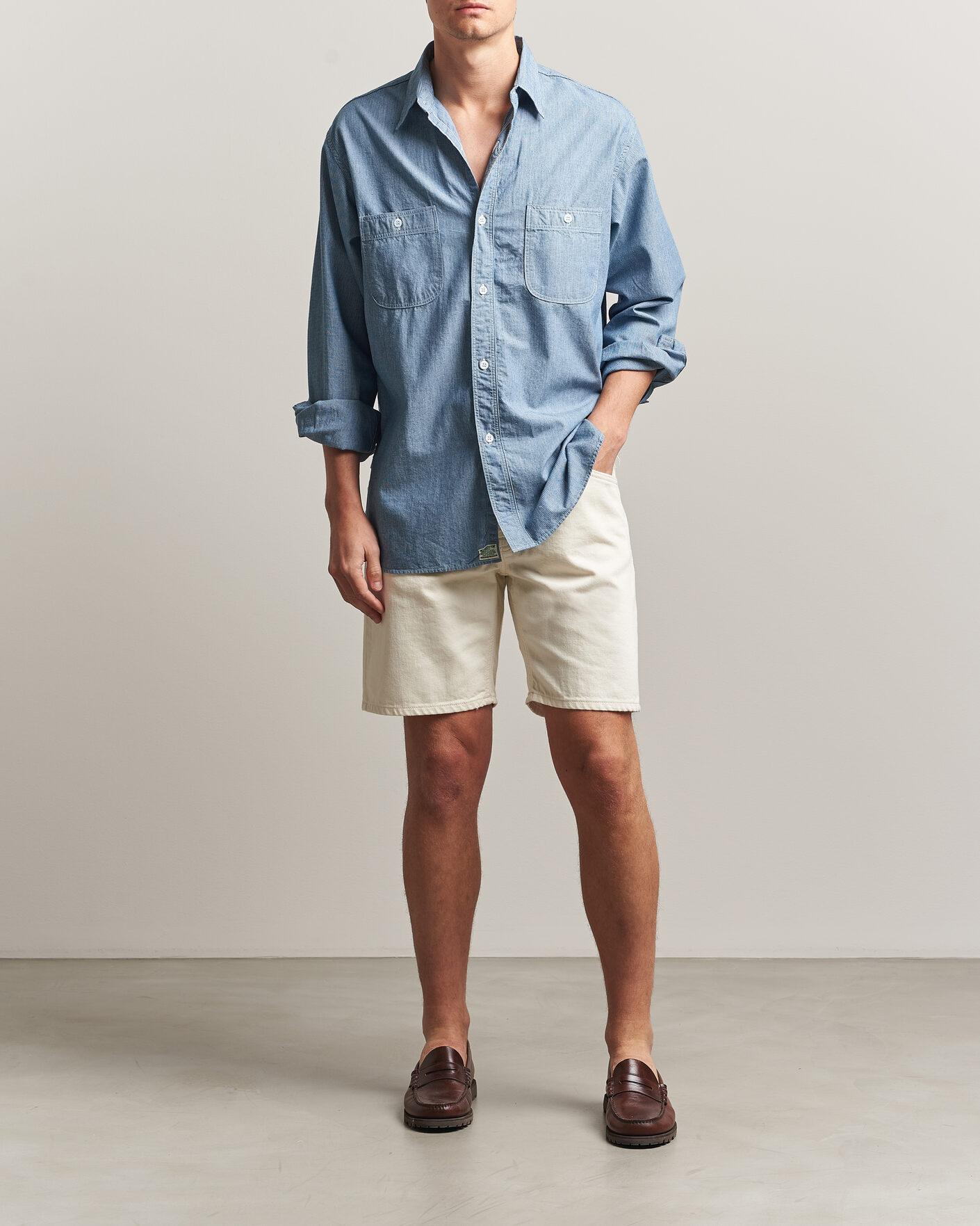 Mies | Shortsit | Nudie Jeans | Seth Denim Shorts Everivory