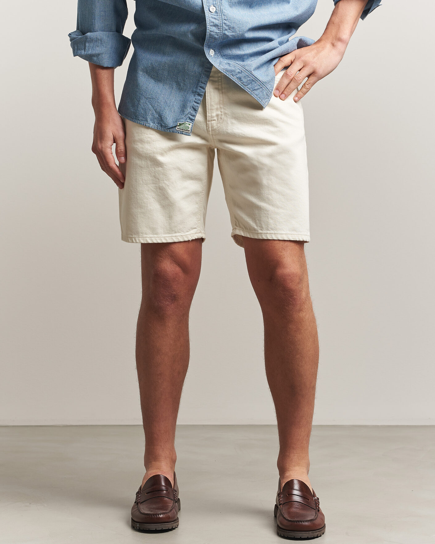 Mies | Shortsit | Nudie Jeans | Seth Denim Shorts Everivory