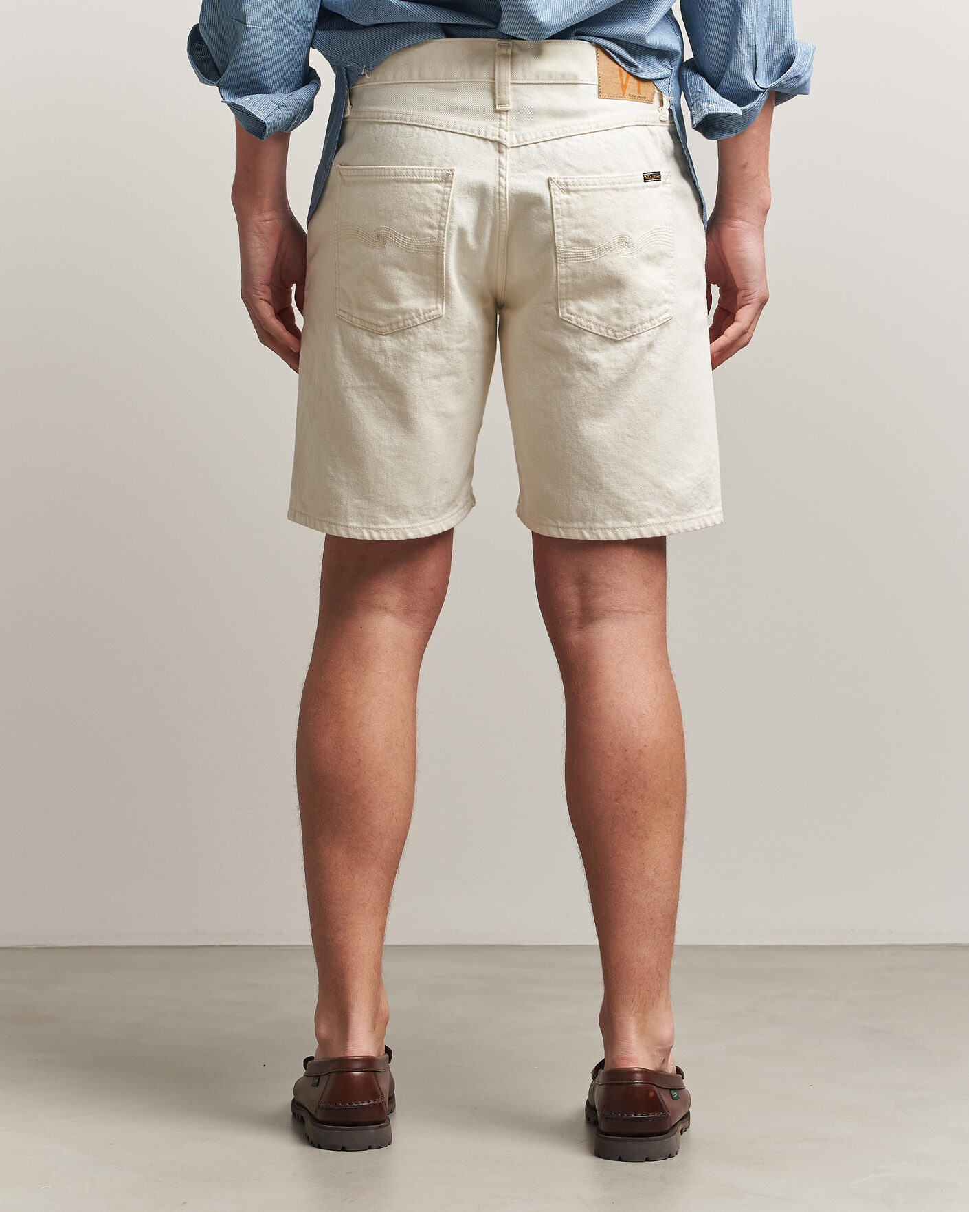 Mies | Shortsit | Nudie Jeans | Seth Denim Shorts Everivory