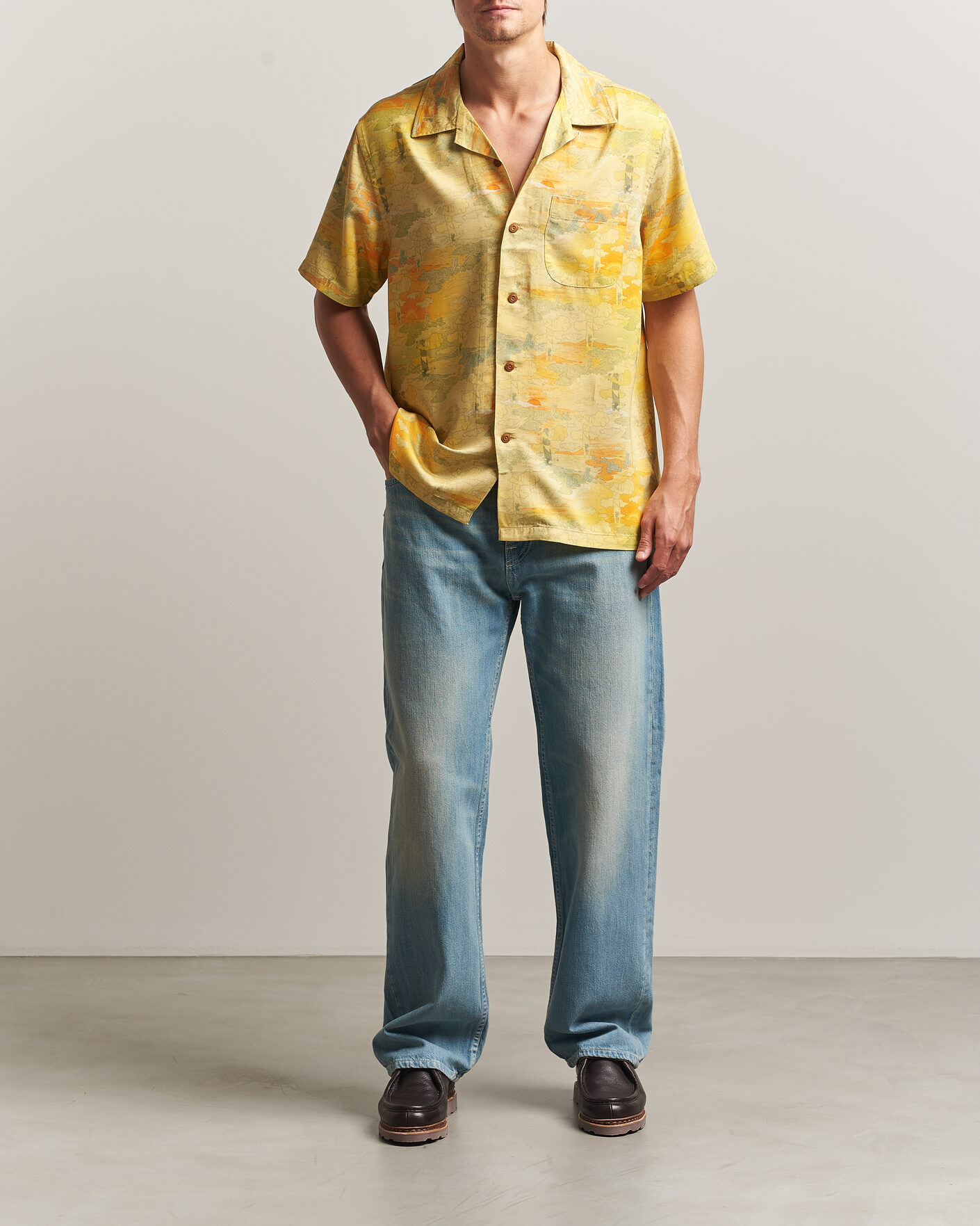 Mies | Kauluspaidat | Nudie Jeans | Arvid Hawaii Shirt Drift Away
