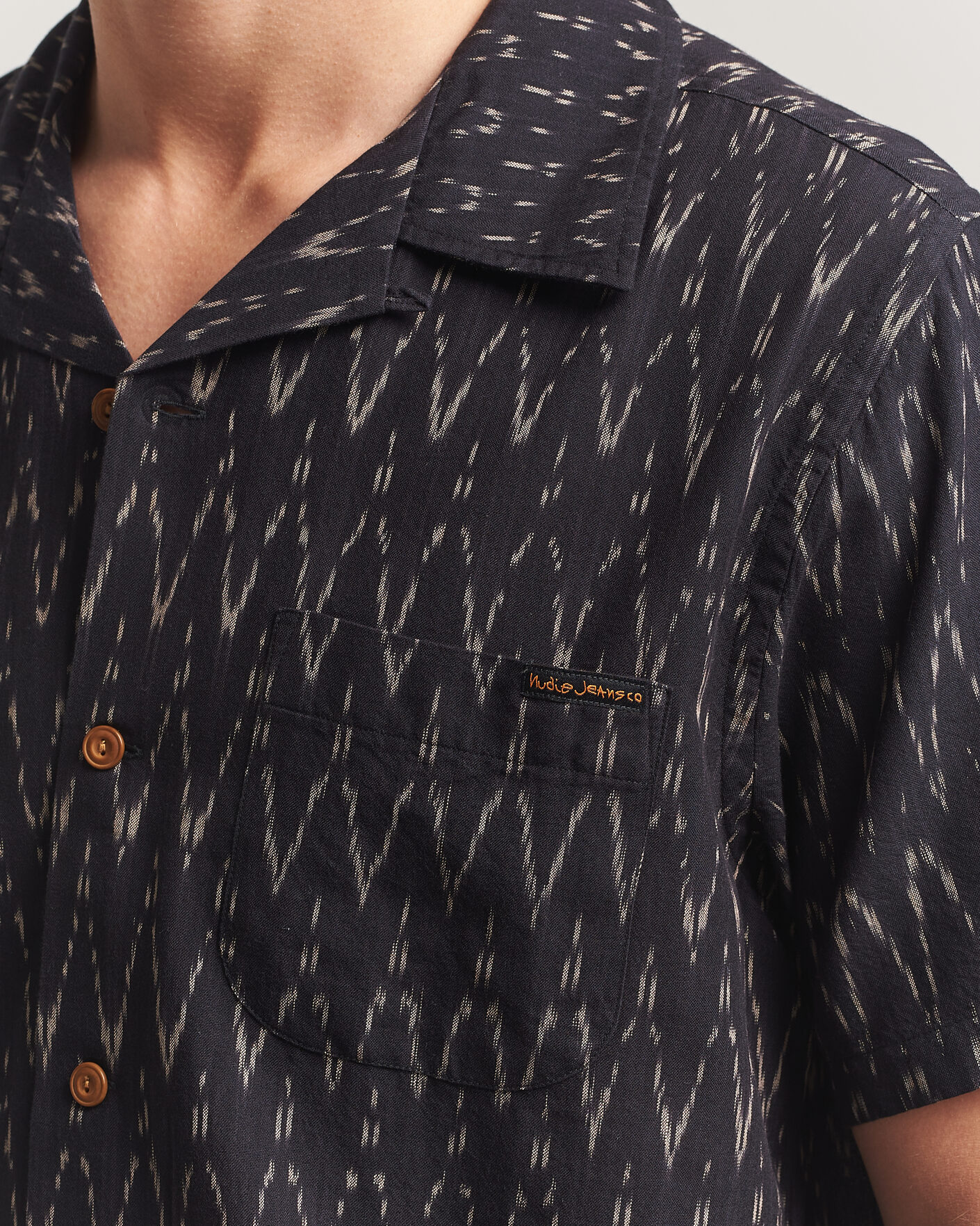 Mies | Kauluspaidat | Nudie Jeans | Arvid Hawaii Shirt Ikat Multi