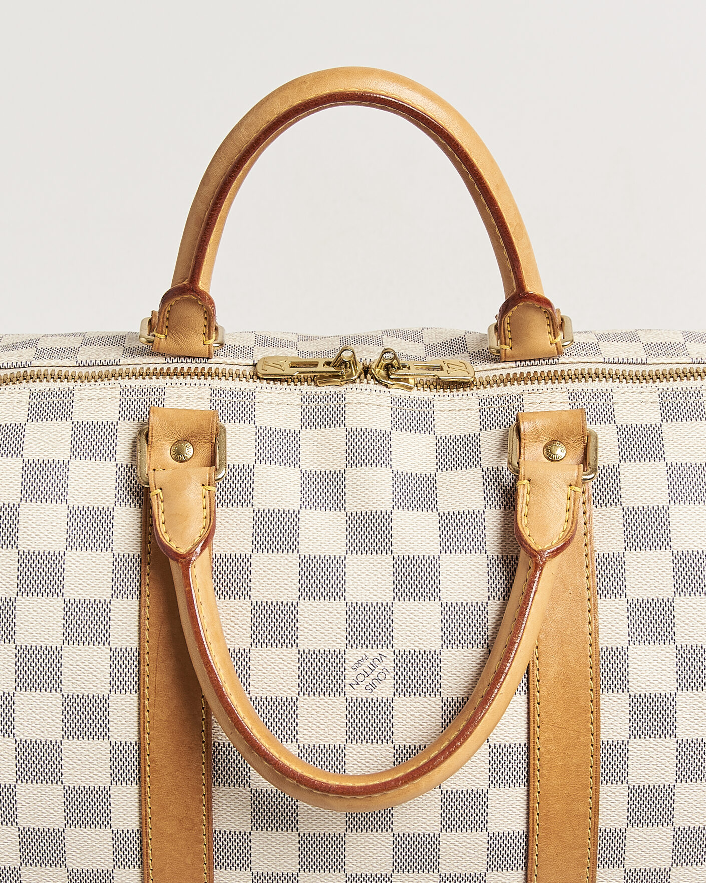 Mies | Pre-Owned & Vintage Bags | Louis Vuitton Pre-Owned | Keepall 50 Damier Azur