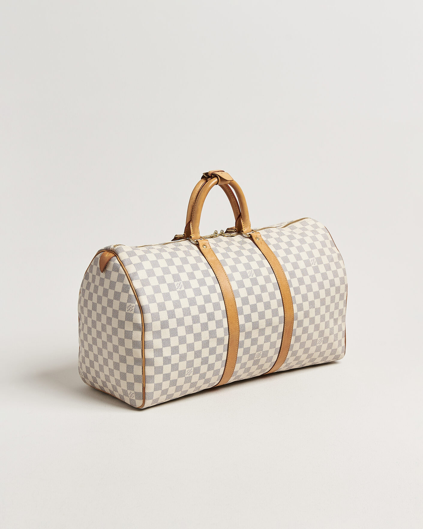 Mies | Pre-Owned & Vintage Bags | Louis Vuitton Pre-Owned | Keepall 50 Damier Azur