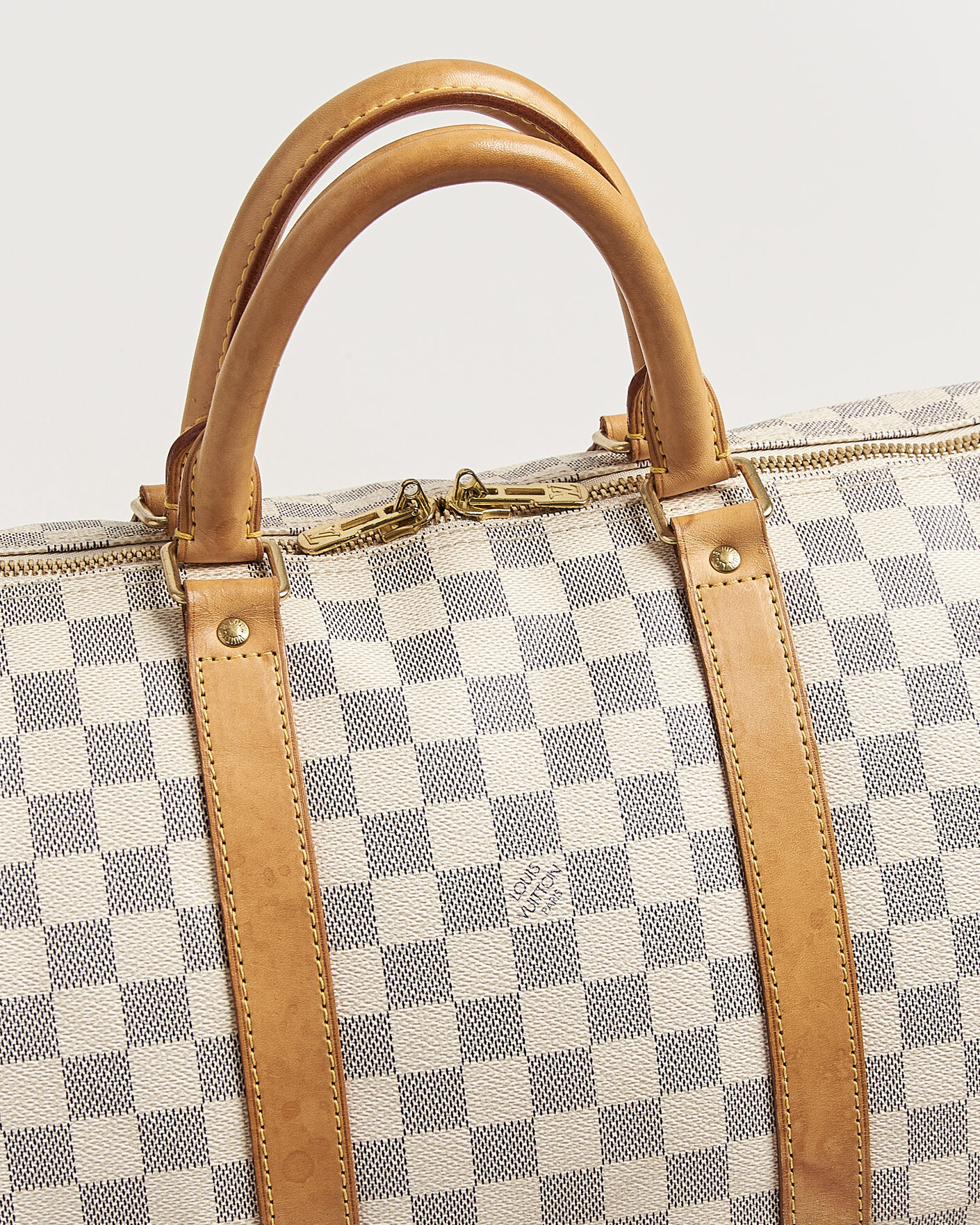 Mies | Pre-Owned & Vintage Bags | Louis Vuitton Pre-Owned | Keepall 50 Damier Azur