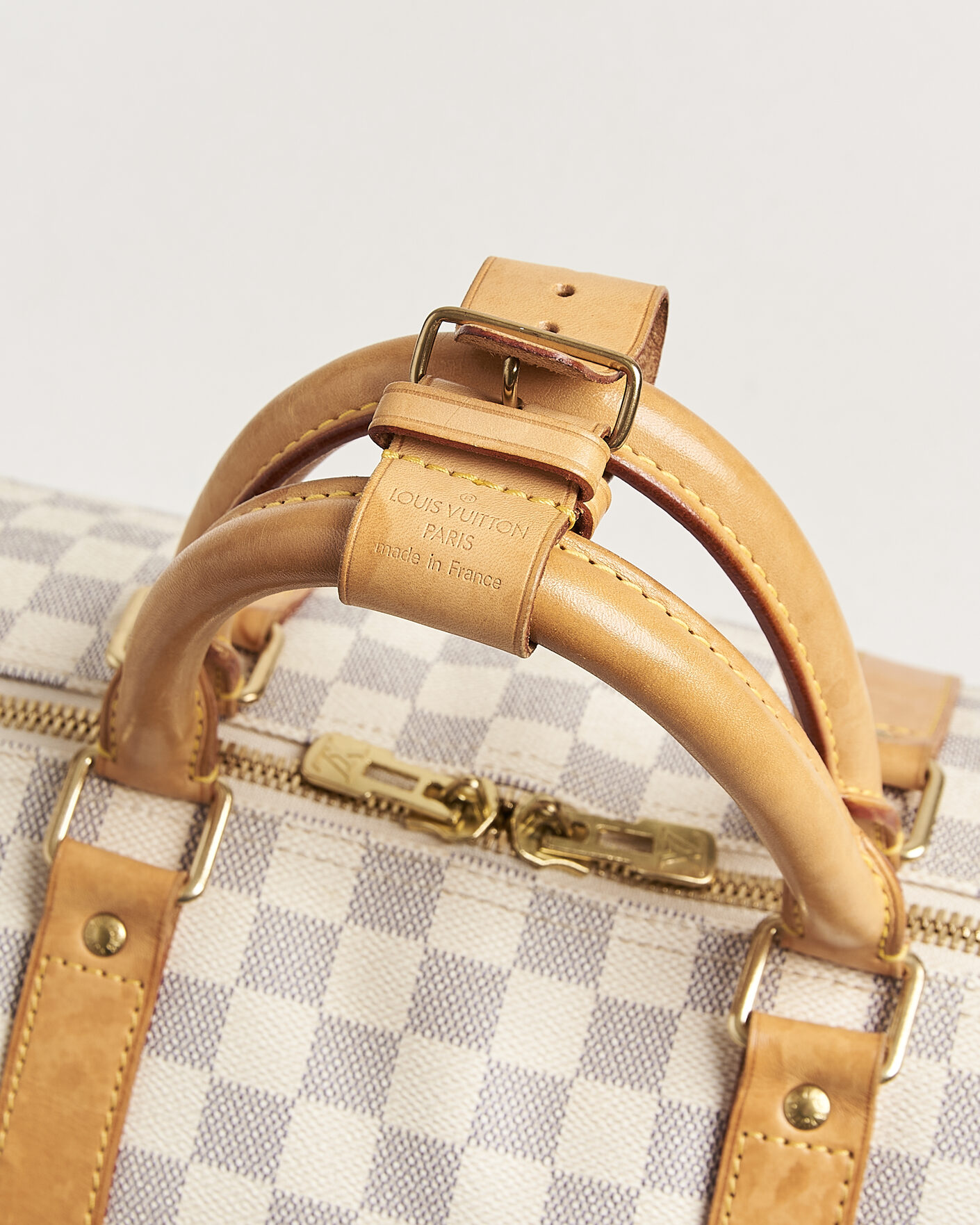 Mies | Pre-Owned & Vintage Bags | Louis Vuitton Pre-Owned | Keepall 50 Damier Azur