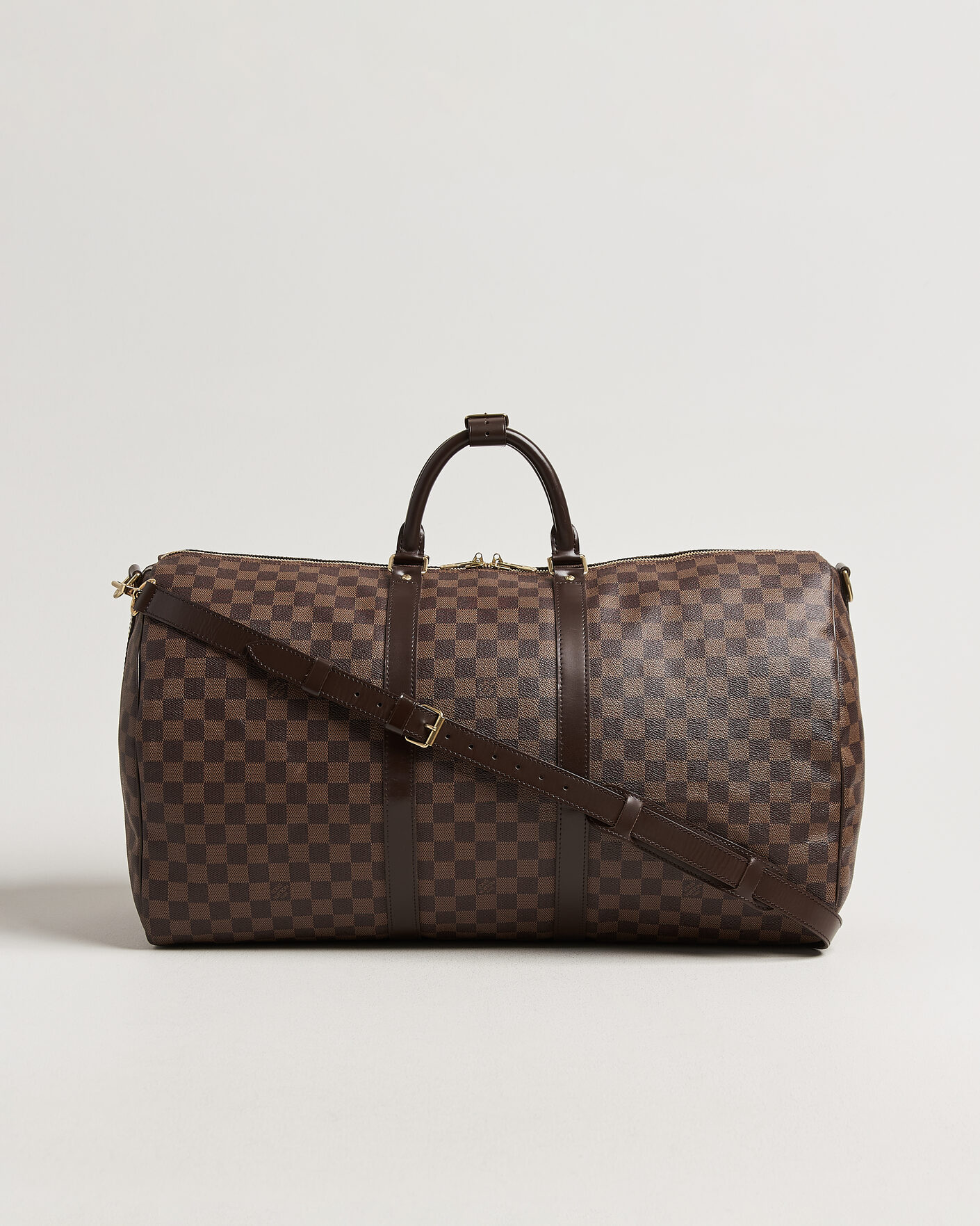 Mies | Pre-Owned & Vintage Bags | Louis Vuitton Pre-Owned | Keepall 55 Bandouliére Damier Ebene