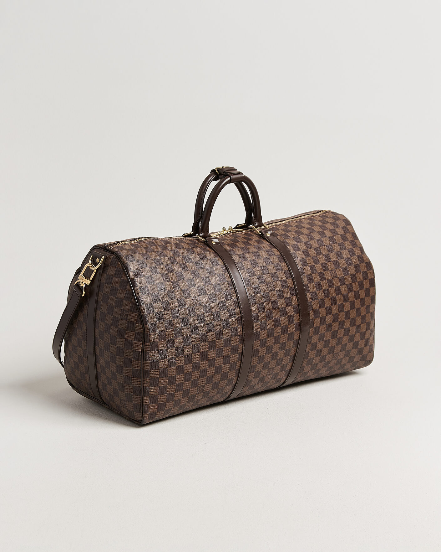 Mies | Pre-Owned & Vintage Bags | Louis Vuitton Pre-Owned | Keepall 55 Bandouliére Damier Ebene