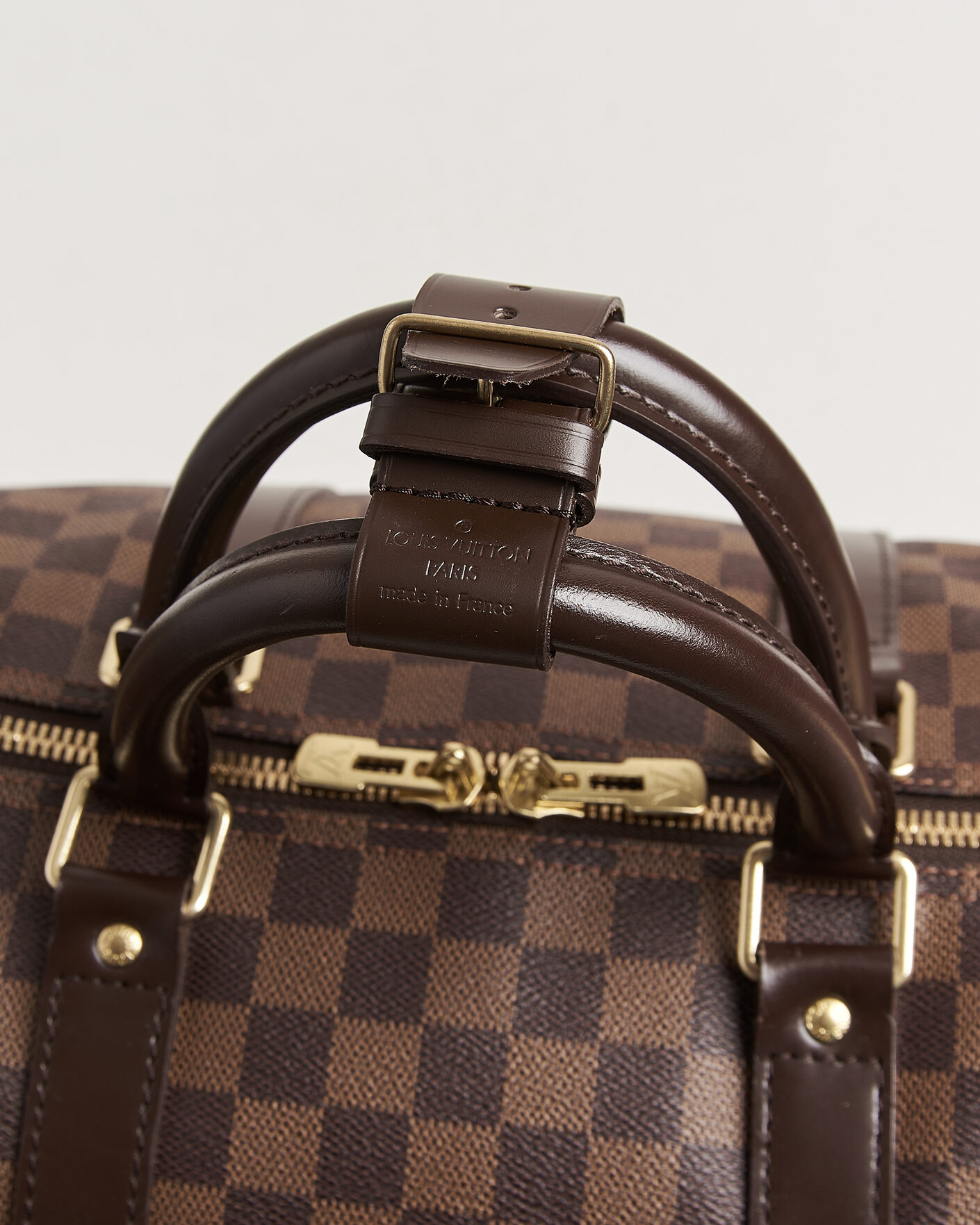 Mies | Pre-Owned & Vintage Bags | Louis Vuitton Pre-Owned | Keepall 55 Bandouliére Damier Ebene