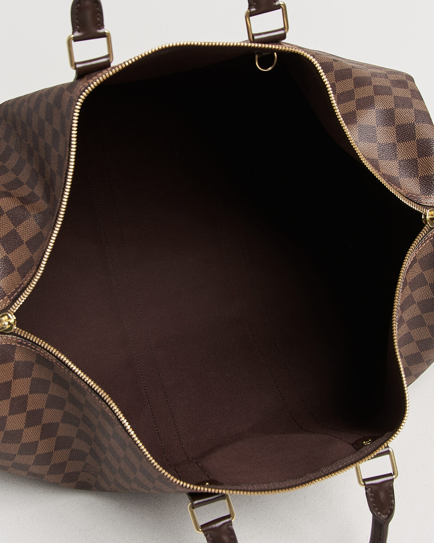 Mies | Pre-Owned & Vintage Bags | Louis Vuitton Pre-Owned | Keepall 55 Bandouliére Damier Ebene