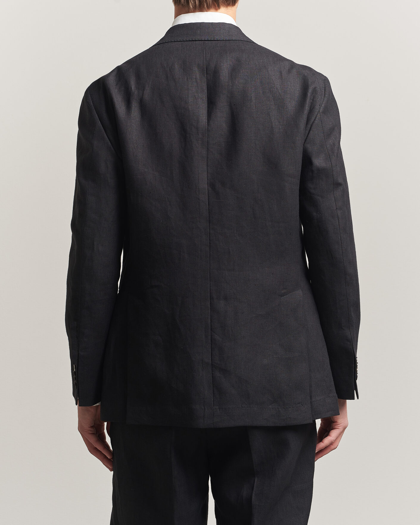 Mies | Pikkutakit | Oscar Jacobson | Rufus Soft Linen Blazer Black