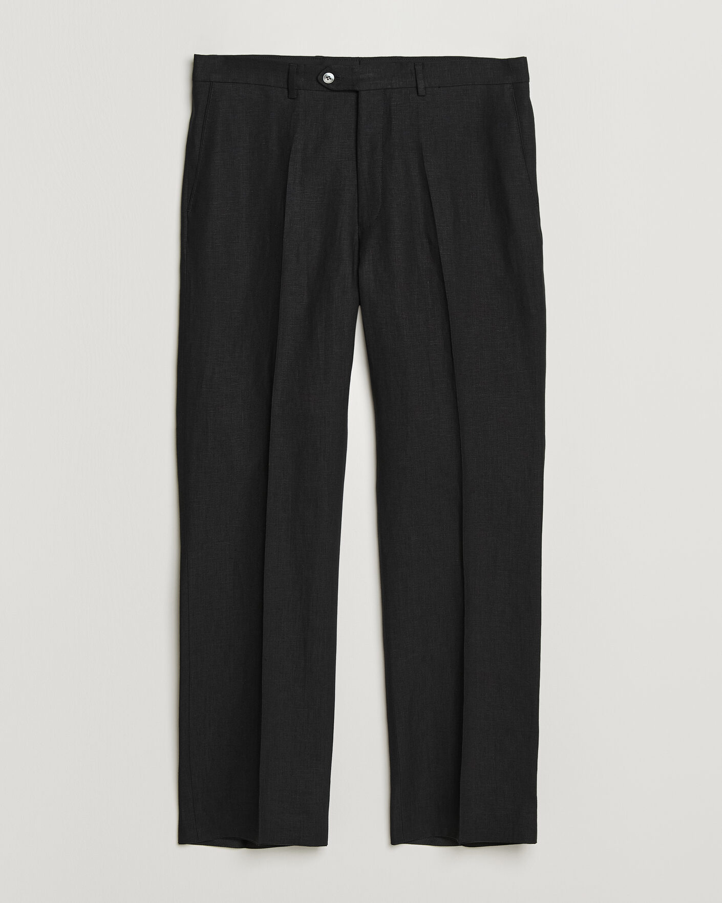 Mies | Housut | Oscar Jacobson | Dell S Linen Trousers Black