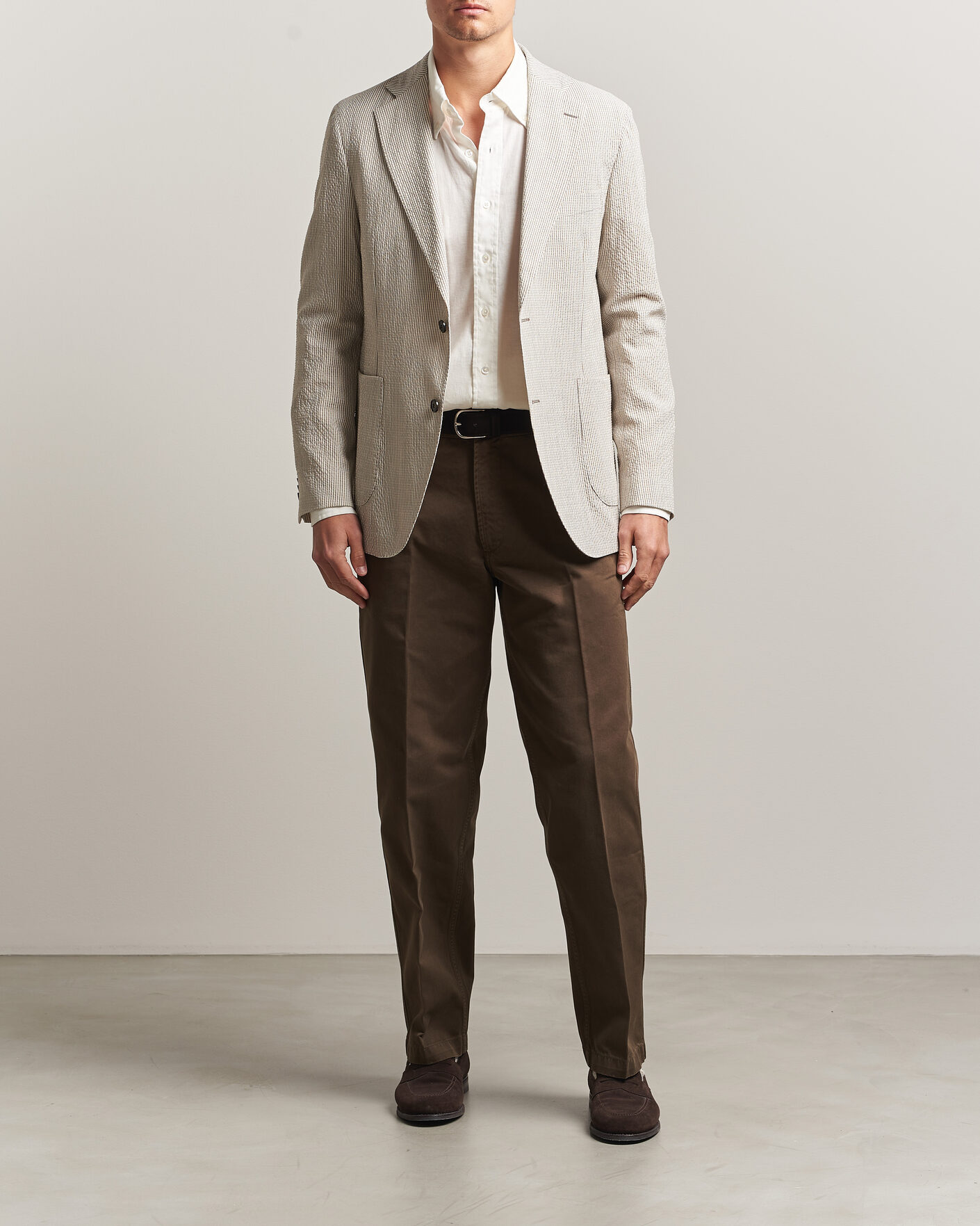 Mies | Pikkutakit | Oscar Jacobson | Ferry Patch Soft Blazer Brindle Beige