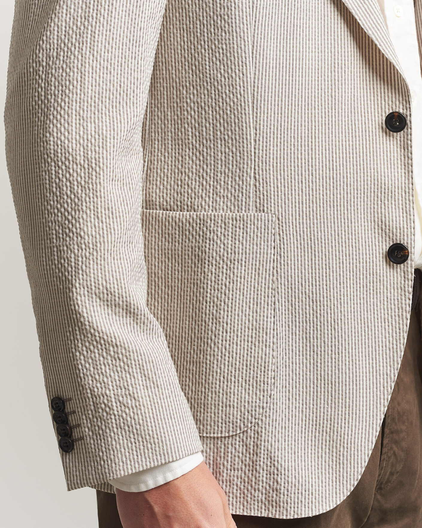 Mies | Pikkutakit | Oscar Jacobson | Ferry Patch Soft Blazer Brindle Beige