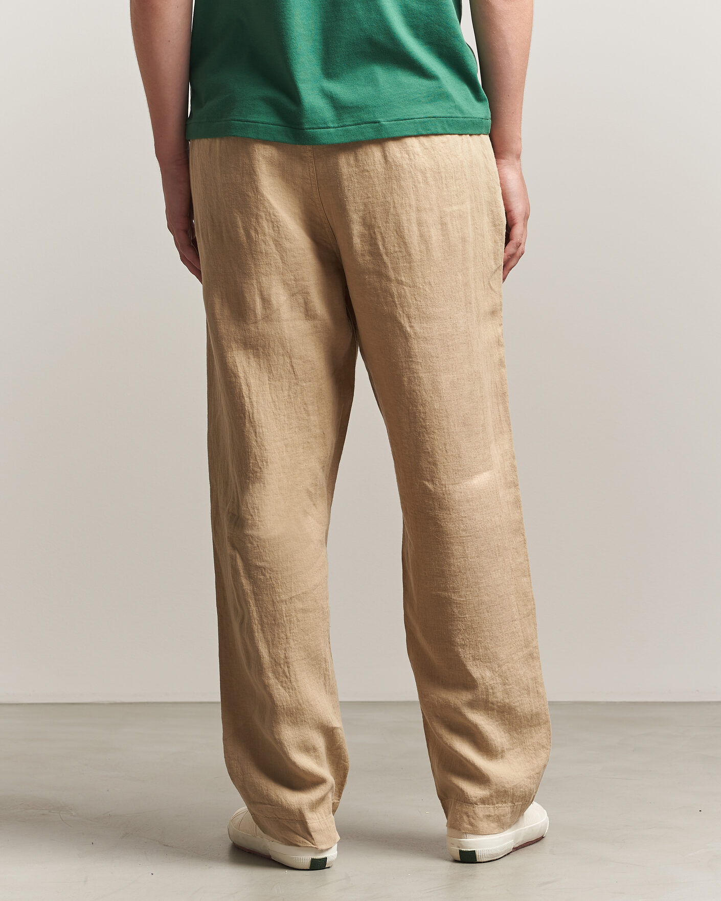 Mies | Housut | Polo Ralph Lauren | Easy Fit Pleated Trousers Coastal Beige