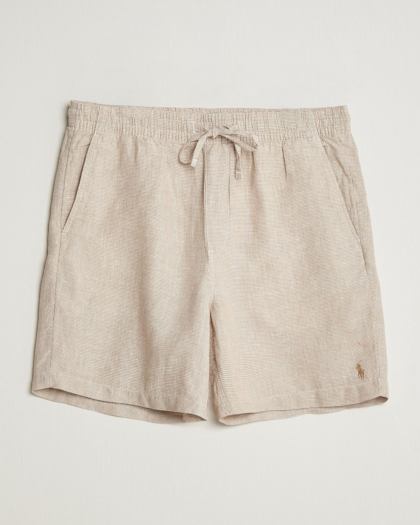 Mies | Shortsit | Polo Ralph Lauren | Woven Linen Shorts Coastal Beige White