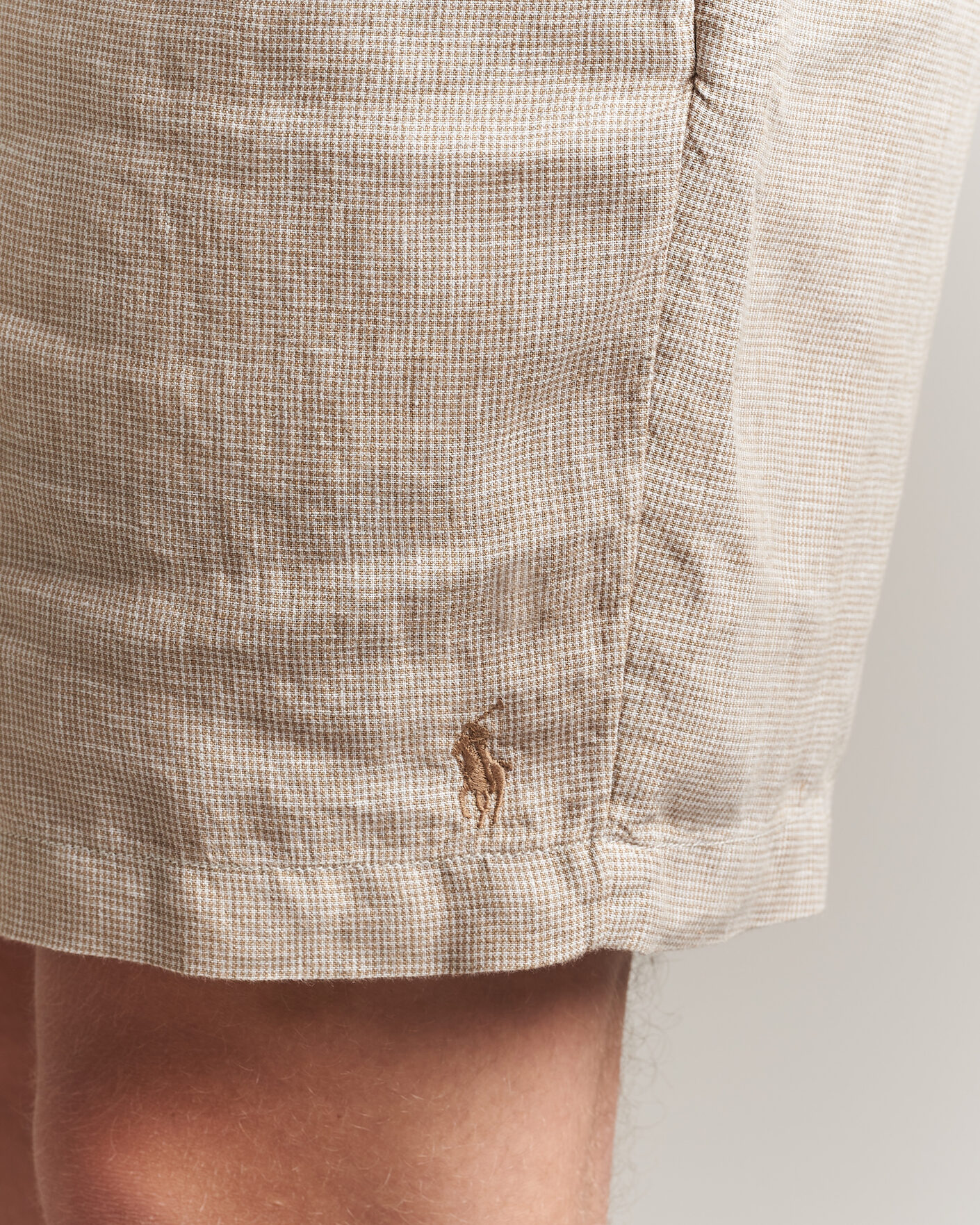 Mies | Shortsit | Polo Ralph Lauren | Woven Linen Shorts Coastal Beige White