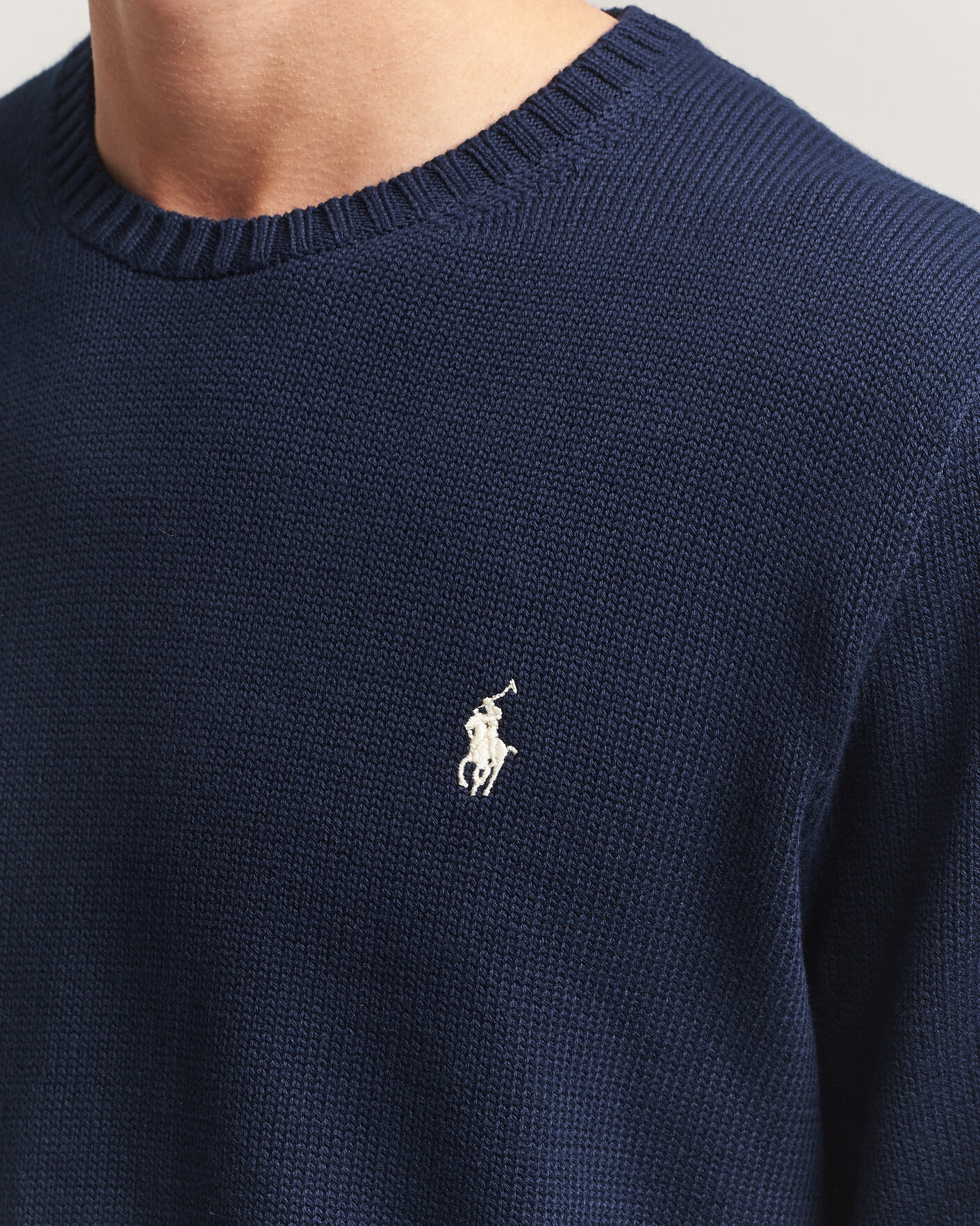Mies | Puserot | Polo Ralph Lauren | Cotton Crew Neck Pullover Hunter Navy