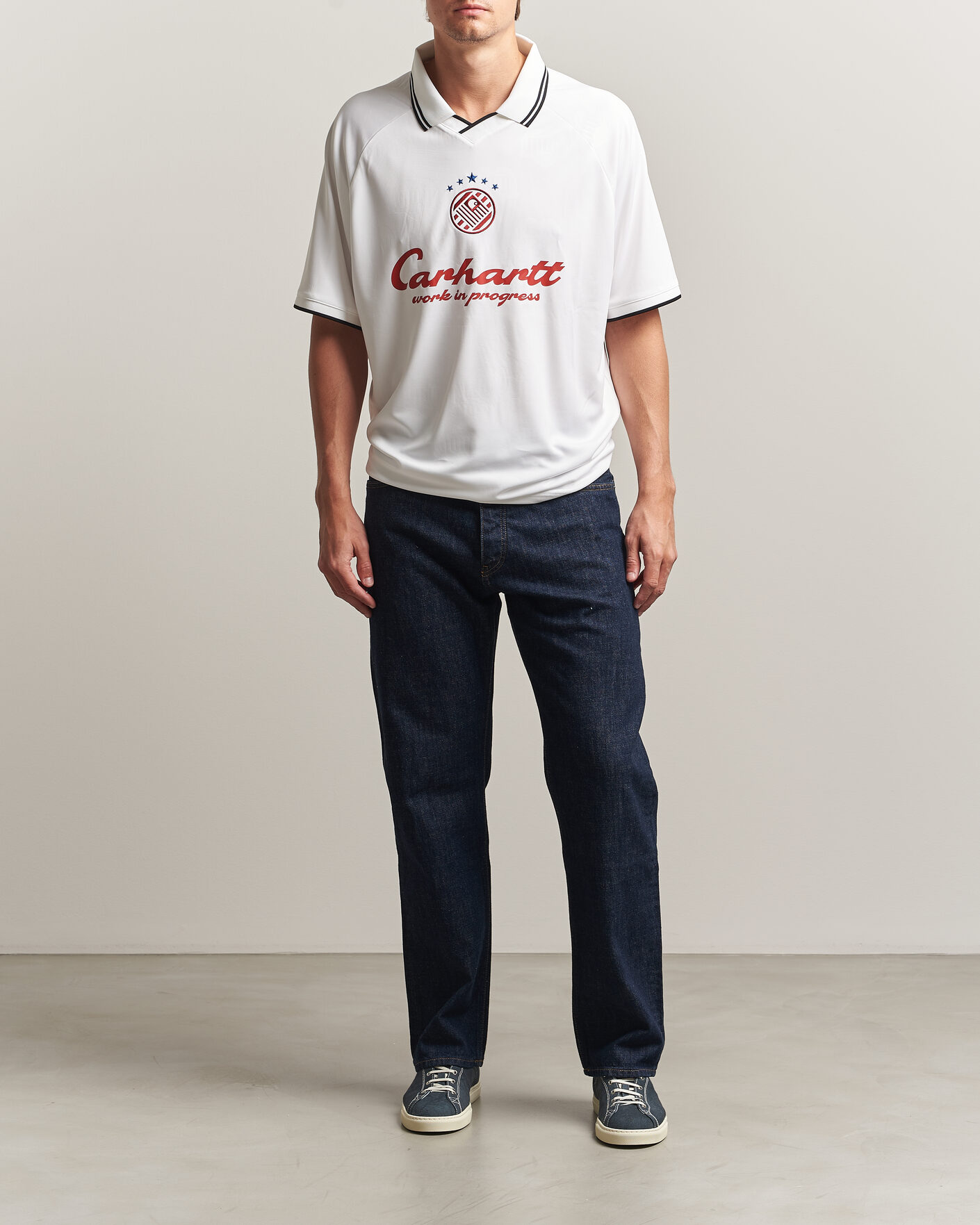 Mies | T-paidat | Carhartt WIP | Terrace Football T-Shirt White
