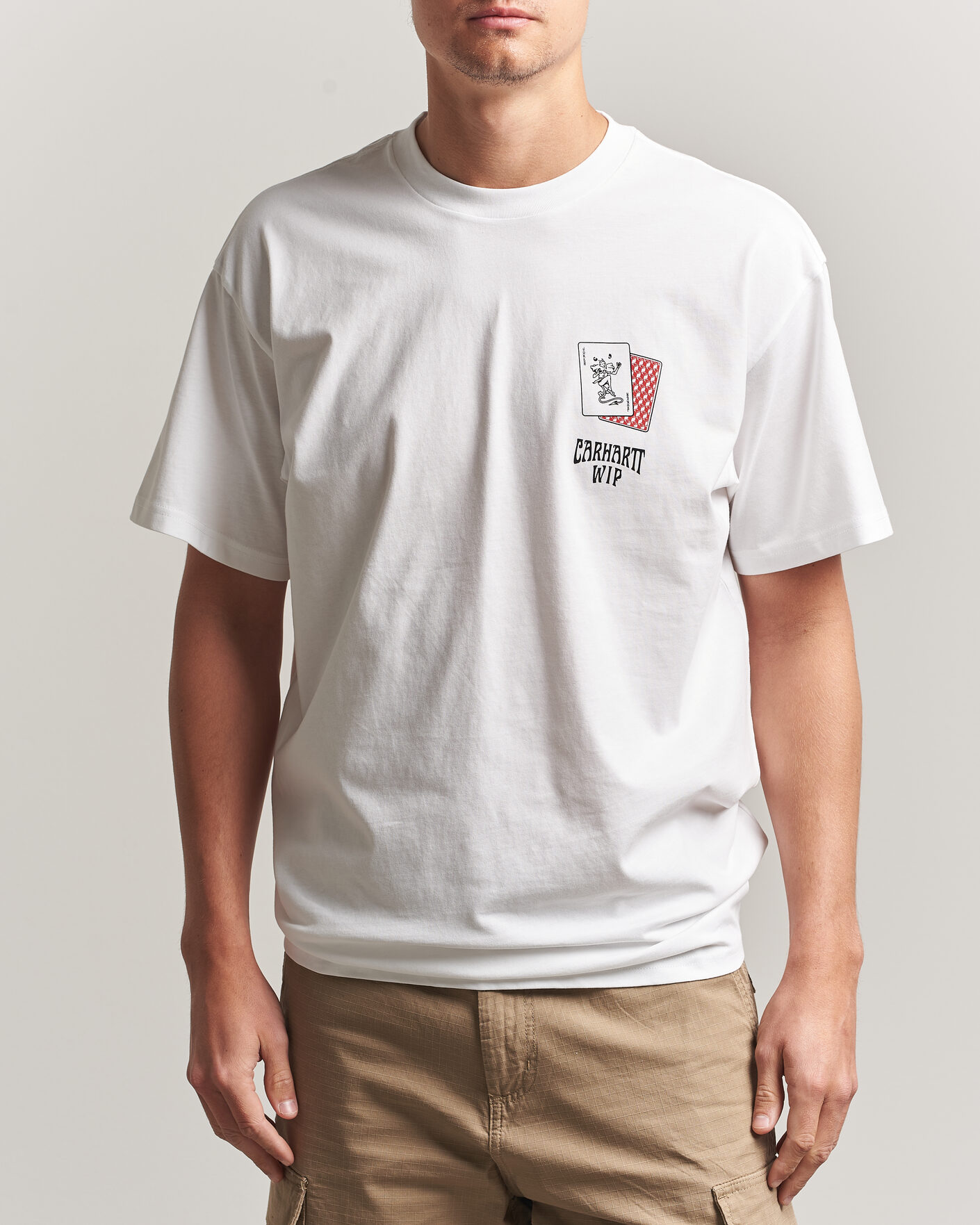 Mies | T-paidat | Carhartt WIP | Playing Cards T-Shirt White