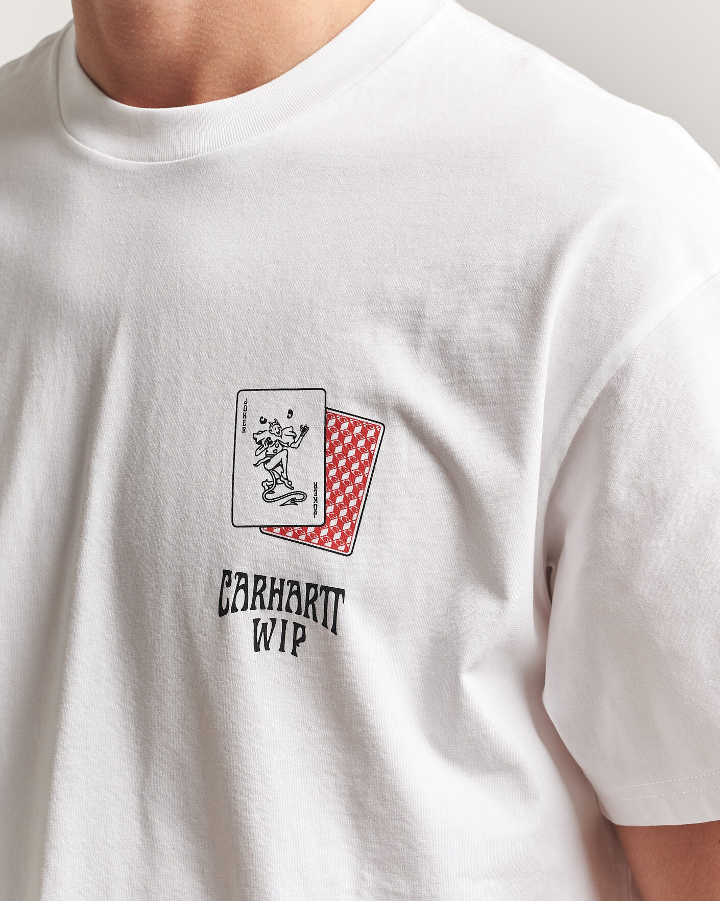 Mies | T-paidat | Carhartt WIP | Playing Cards T-Shirt White