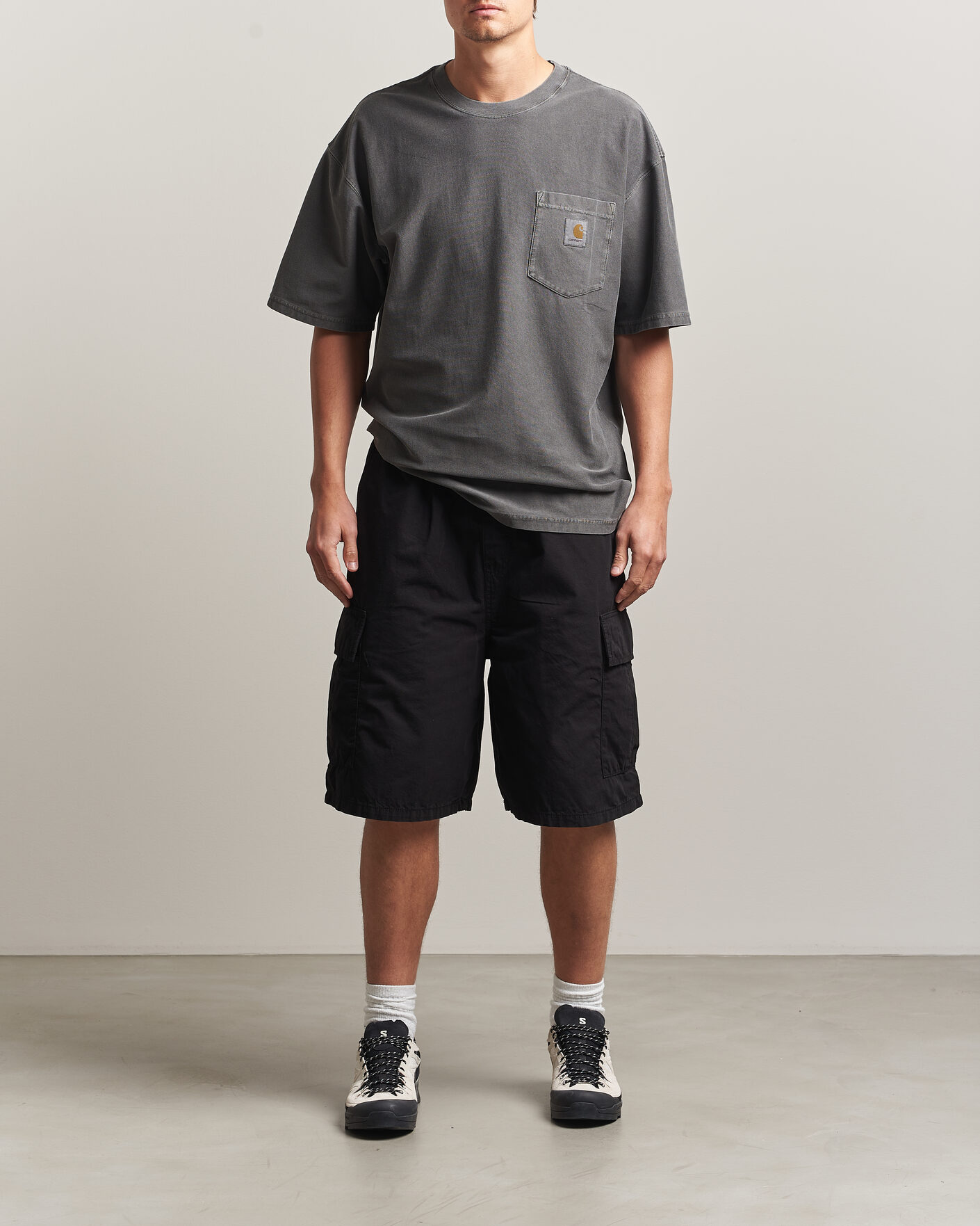 Mies | Shortsit | Carhartt WIP | Mandler Cargo Cotton Poplin Shorts Black